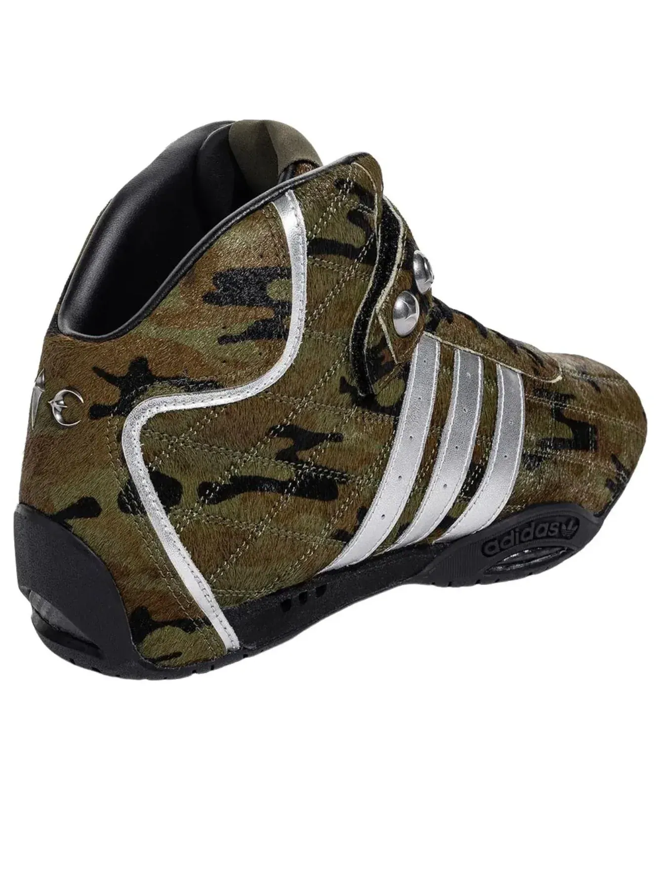 Кроссовки Adidas x Thug Club Adiracer High 'Camo' — изображение 3 из 6, зеленый