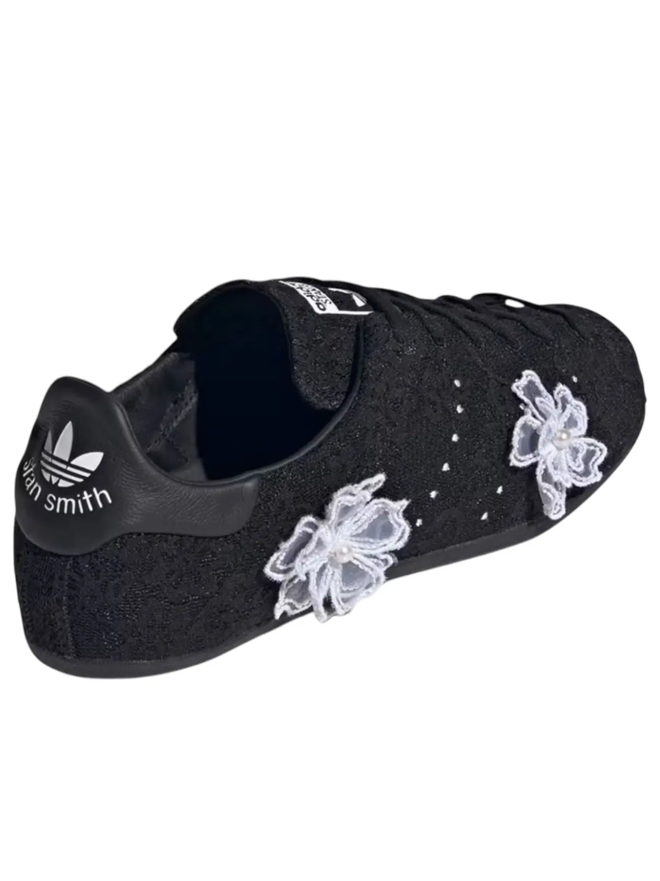 (WMNS) Adidas x atmos розовый Stan Smith Lo Pro 'Core Black' — изображение 2 из 6, черный/белый/белый