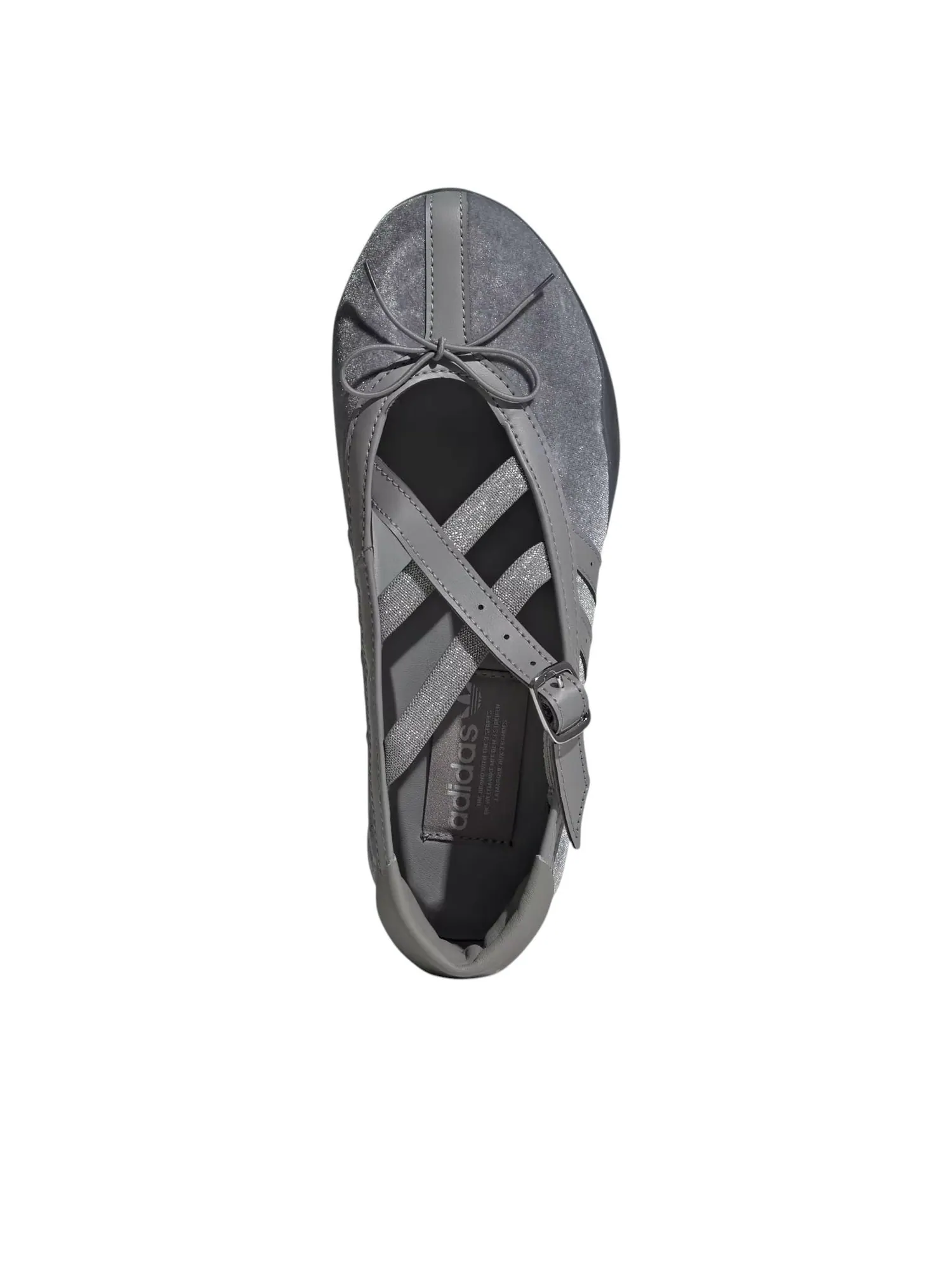 Кроссовки (WMNS) adidas Taekwondo Mei Ballet 'Grey Velour' — изображение 3 из 7, серый