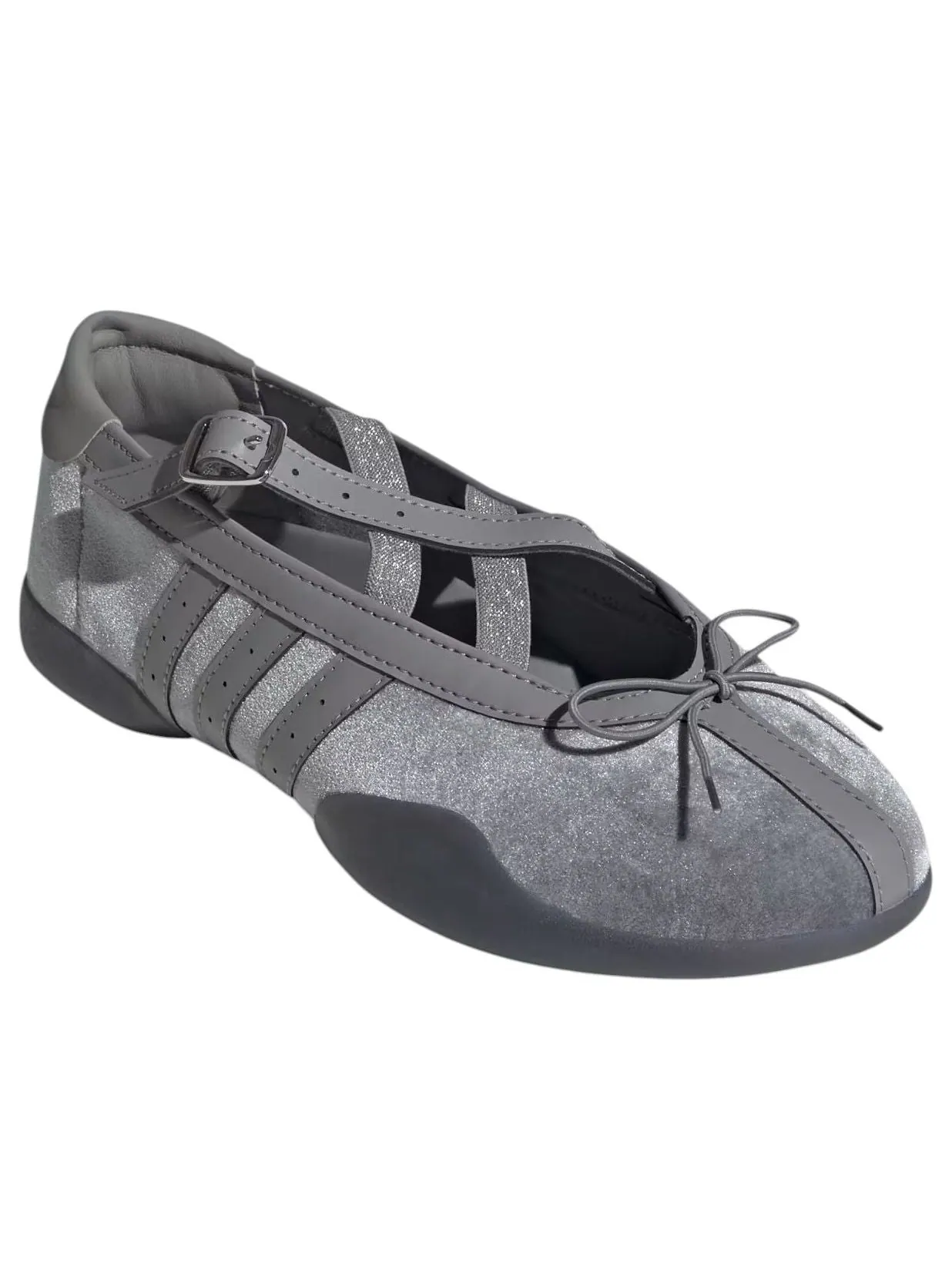 Кроссовки (WMNS) adidas Taekwondo Mei Ballet 'Grey Velour' — изображение 5 из 7, серый