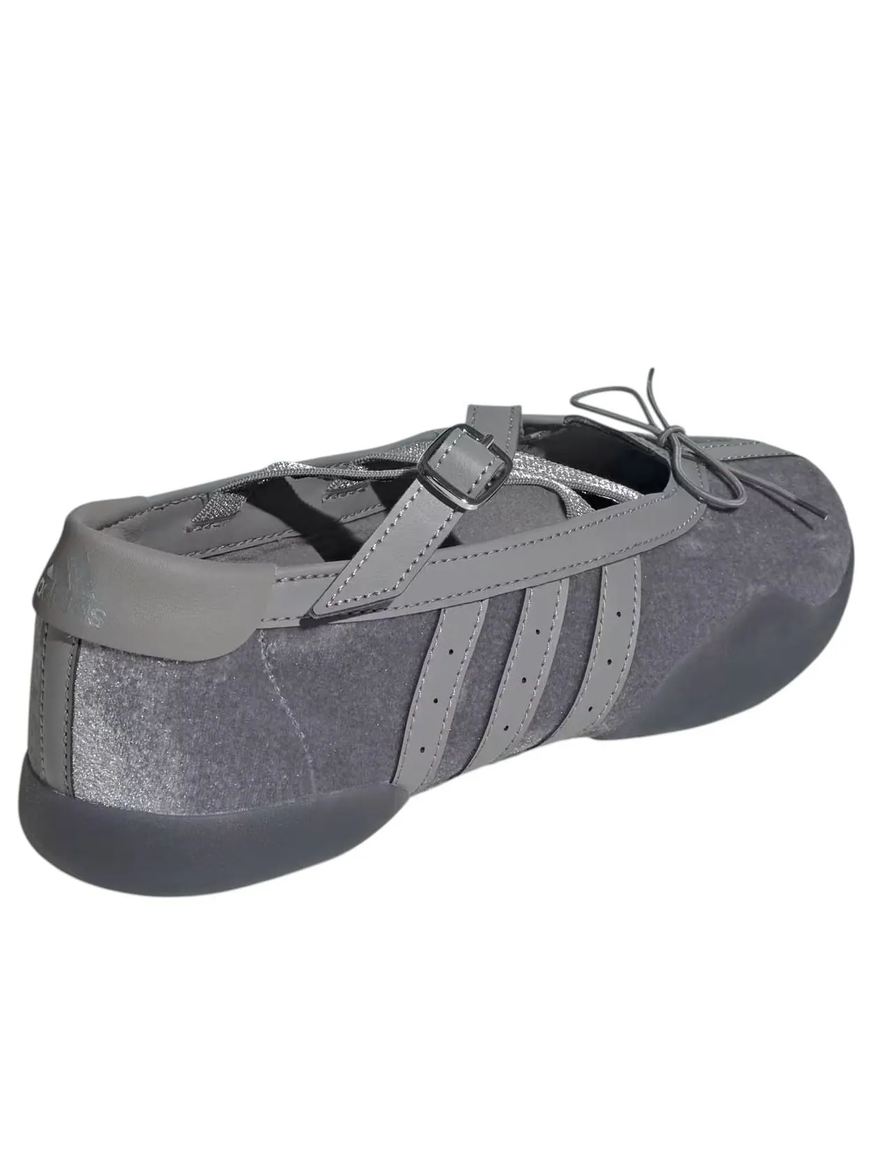 Кроссовки (WMNS) adidas Taekwondo Mei Ballet 'Grey Velour' — изображение 6 из 7, серый