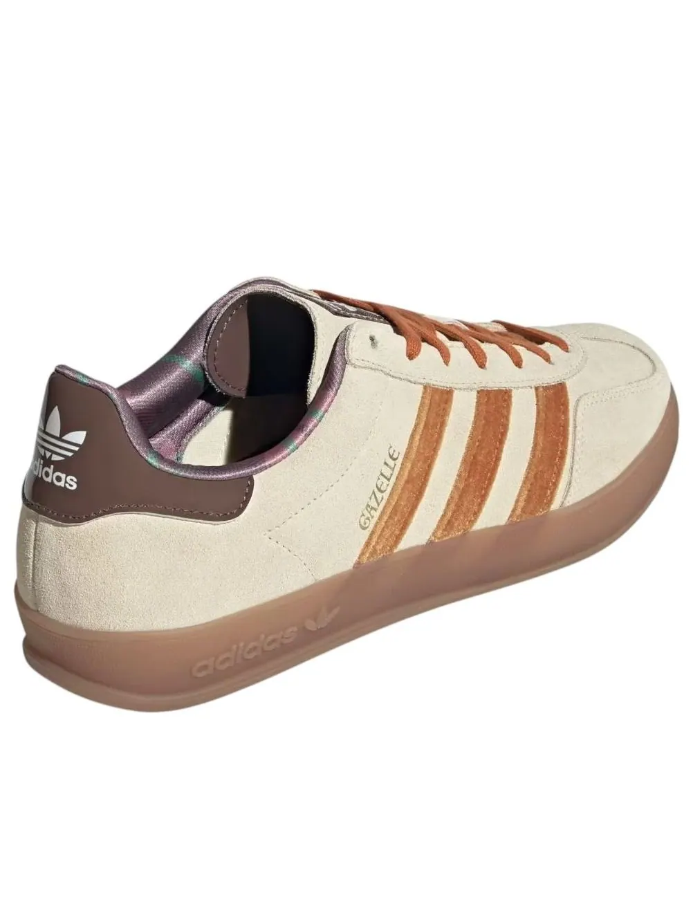Кроссовки adidas Gazelle Indoor 'Warm Vanilla Rustic Orange Clay' — изображение 6 из 6, бежевый