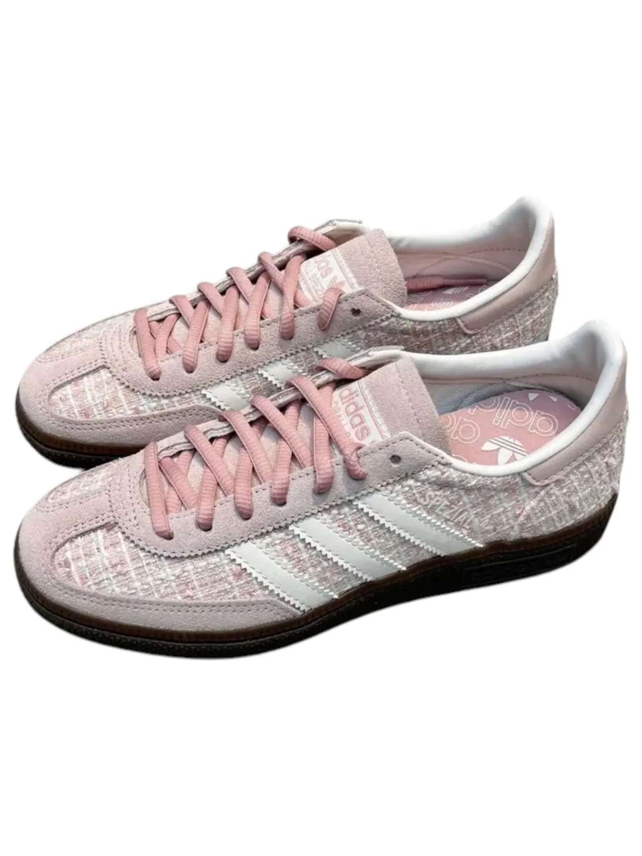 Кроссовки (WMNS) adidas Handball Spezial 'Pink' — изображение 2 из 2, розовый