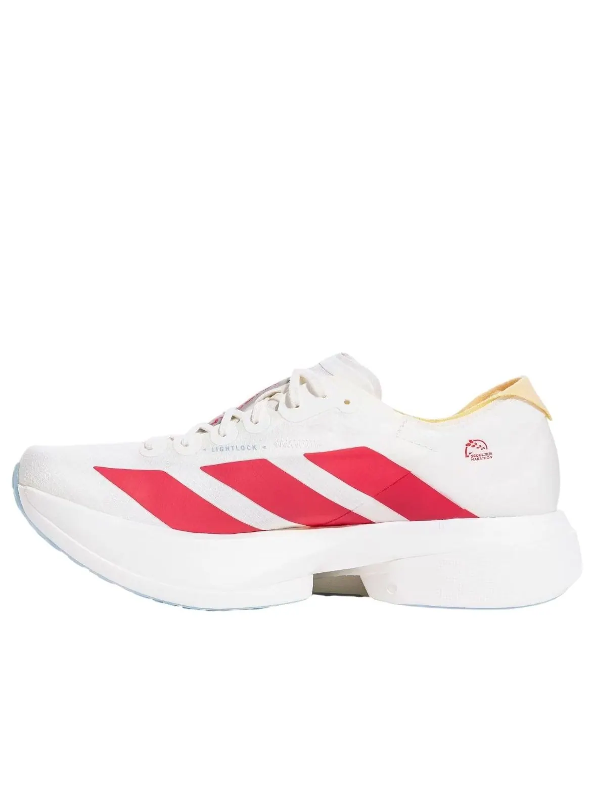 Adidas Adizero Adios Pro 4 'Off White Lucid Red' — изображение 1 из 6, белый/красный/прозрачный
