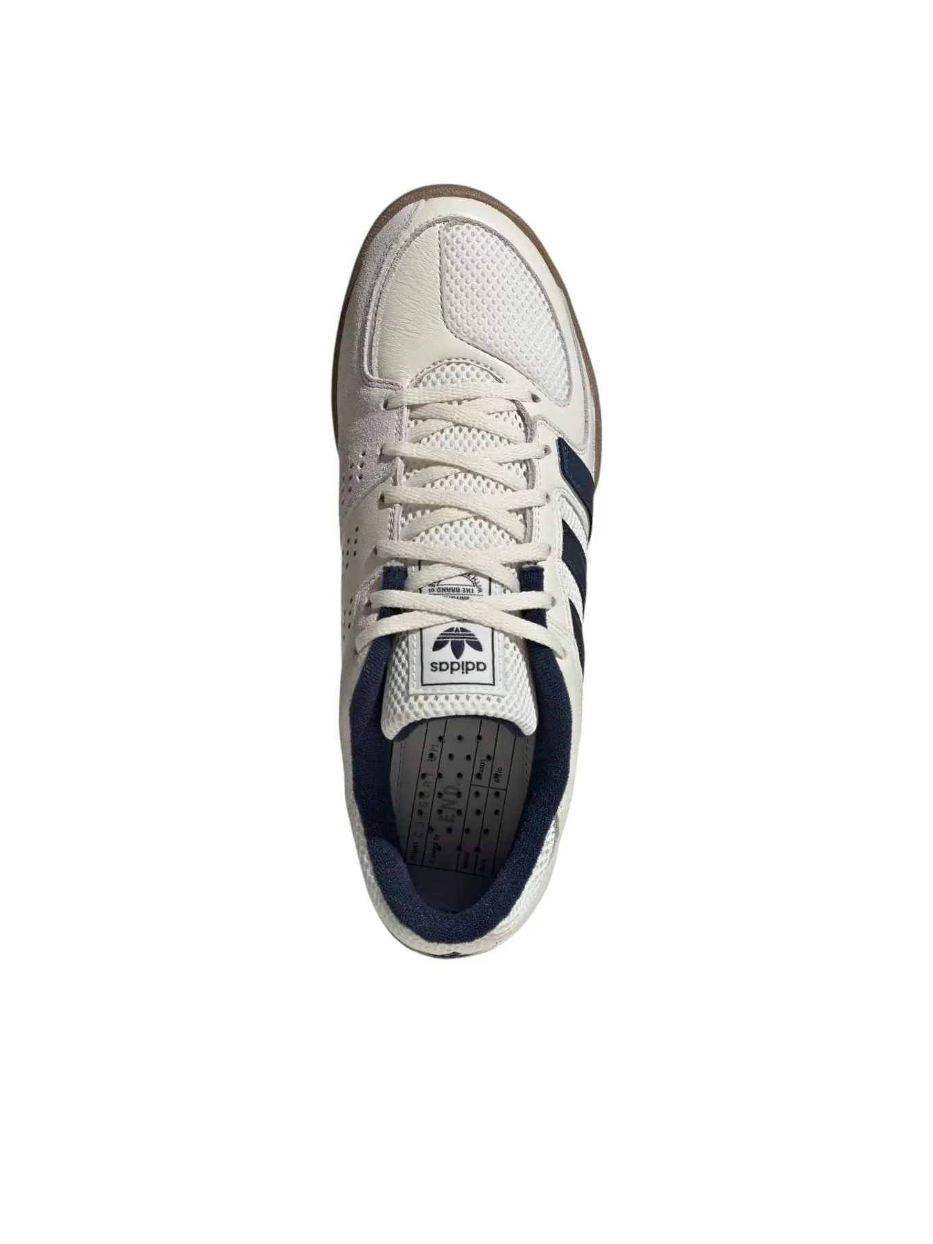Кроссовки adidas Fechten Indoor Consortium 'Off White Collegiate Navy' — изображение 2 из 5, белый