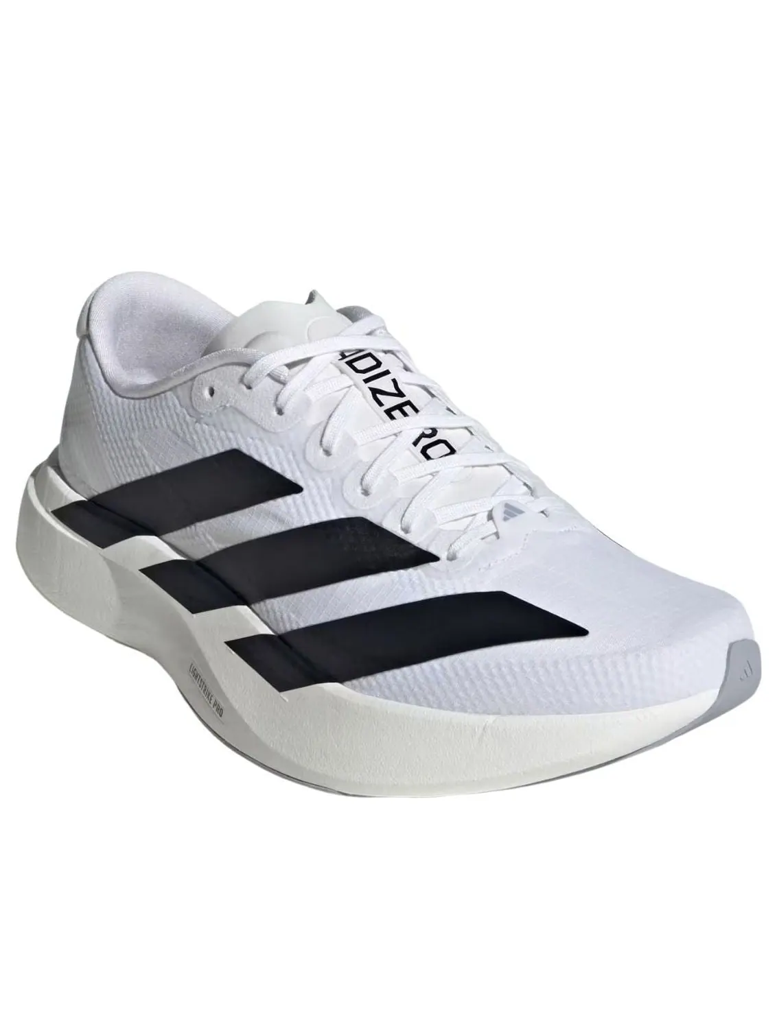 (WMNS) Adidas Adizero Evo SL Woven 'White Black Dash Grey' — изображение 4 из 5, белый/черный/серый
