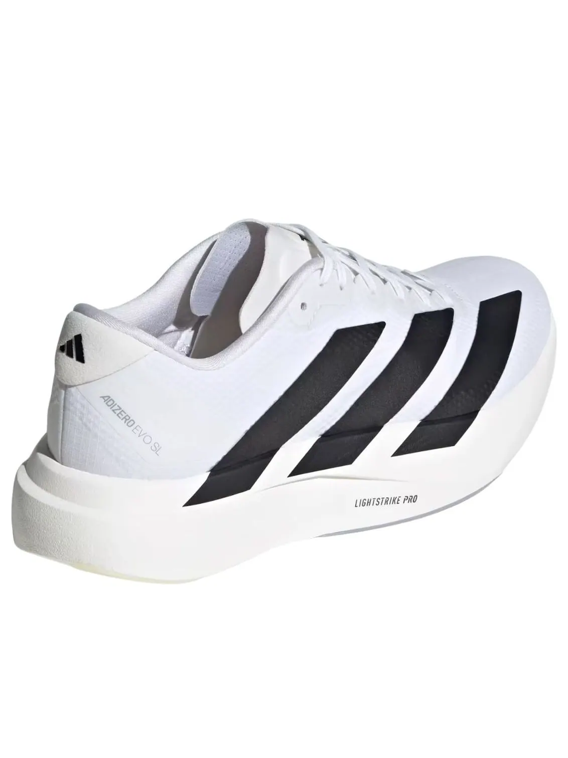 (WMNS) Adidas Adizero Evo SL Woven 'White Black Dash Grey' — изображение 5 из 5, белый/черный/серый