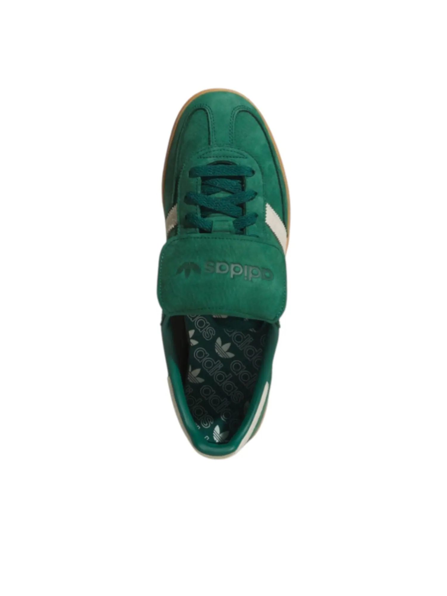Adidas Handball Spezial Long Tongue 'Core Green' — изображение 4 из 5, зеленый/белый