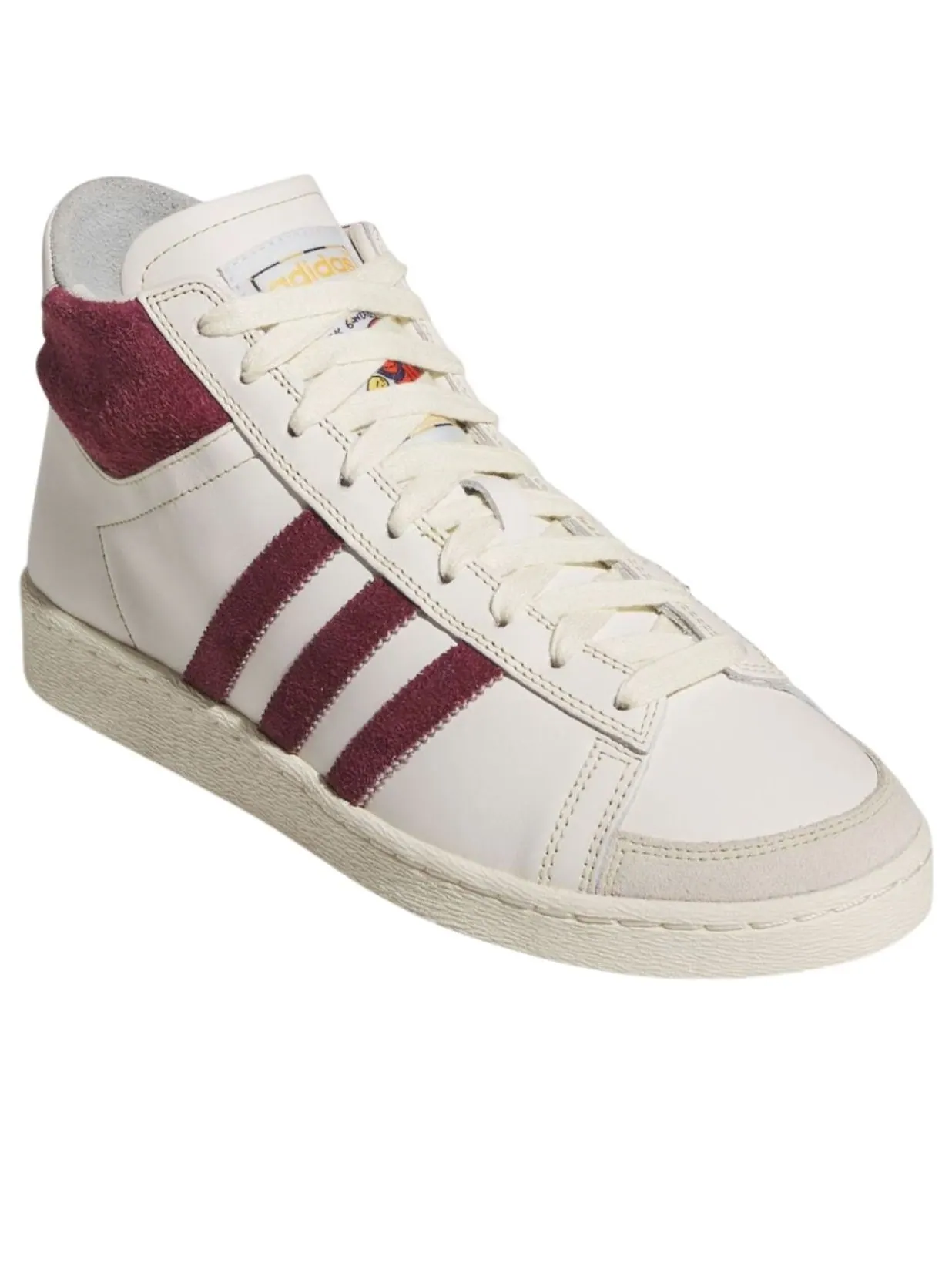 Adidas x Mark Gonzales Jabbar High 'Chalk White Shadow Red' — изображение 3 из 6, белый/красный