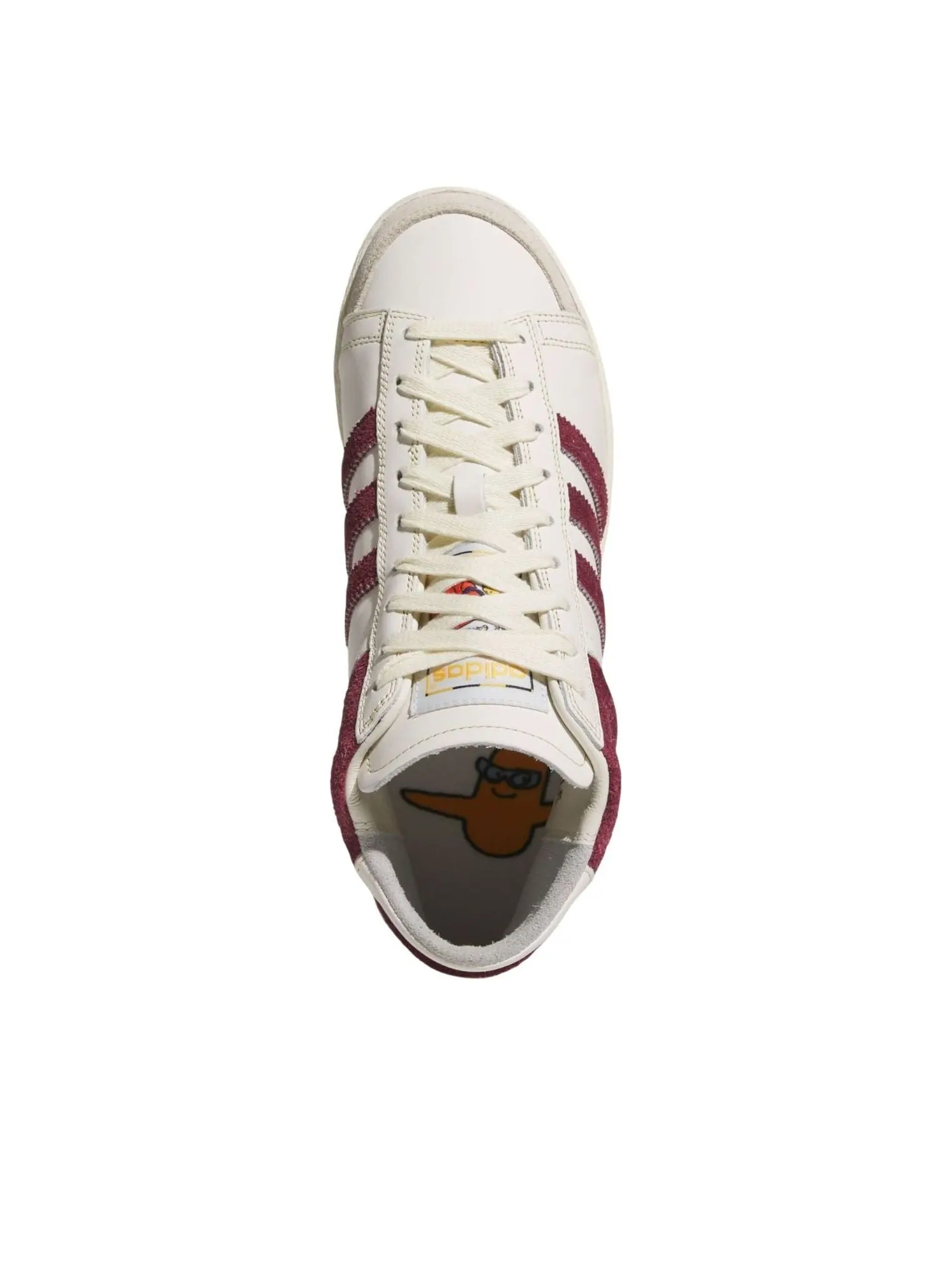 Adidas x Mark Gonzales Jabbar High 'Chalk White Shadow Red' — изображение 5 из 6, белый/красный