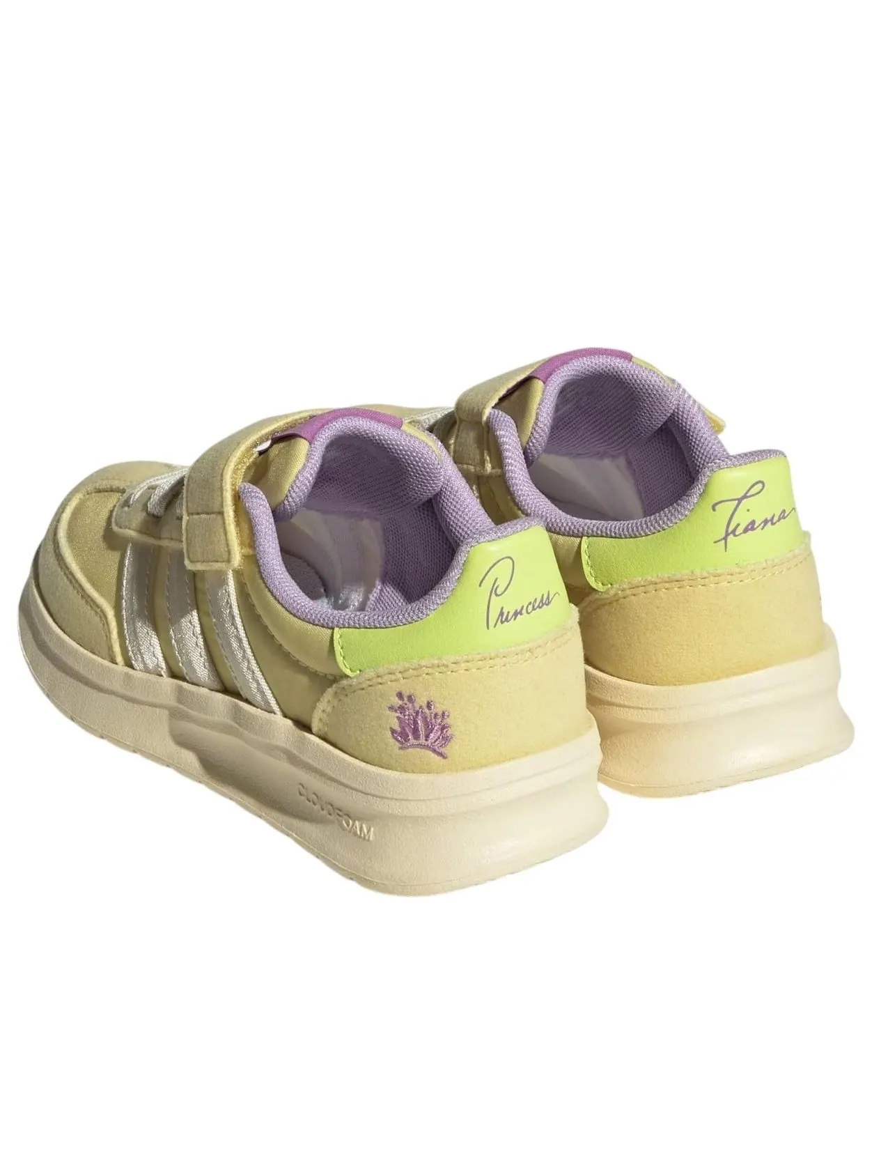 (P.S.) Adidas x Disney Tiana Run 70s 2.0 'Powder Yellow' — изображение 3 из 5, желтый/кремовый белый