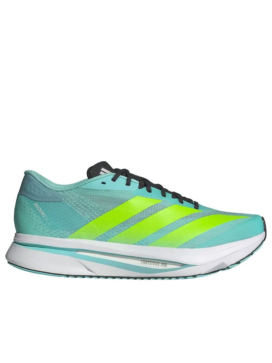 Кроссовки adidas Adizero SL 2 'Flash Aqua Lucid Lemon' — изображение 2 из 5, бирюзовый