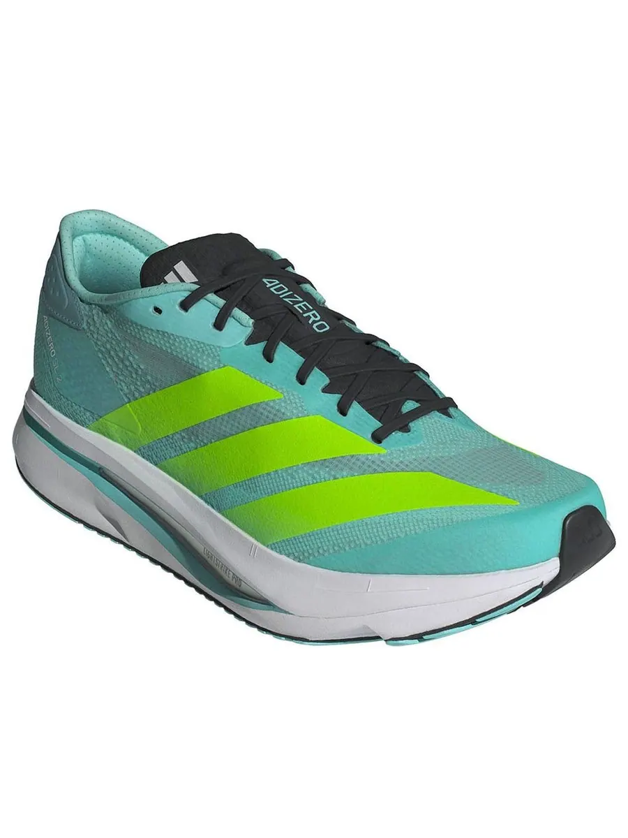 Кроссовки adidas Adizero SL 2 'Flash Aqua Lucid Lemon' — изображение 3 из 5, бирюзовый