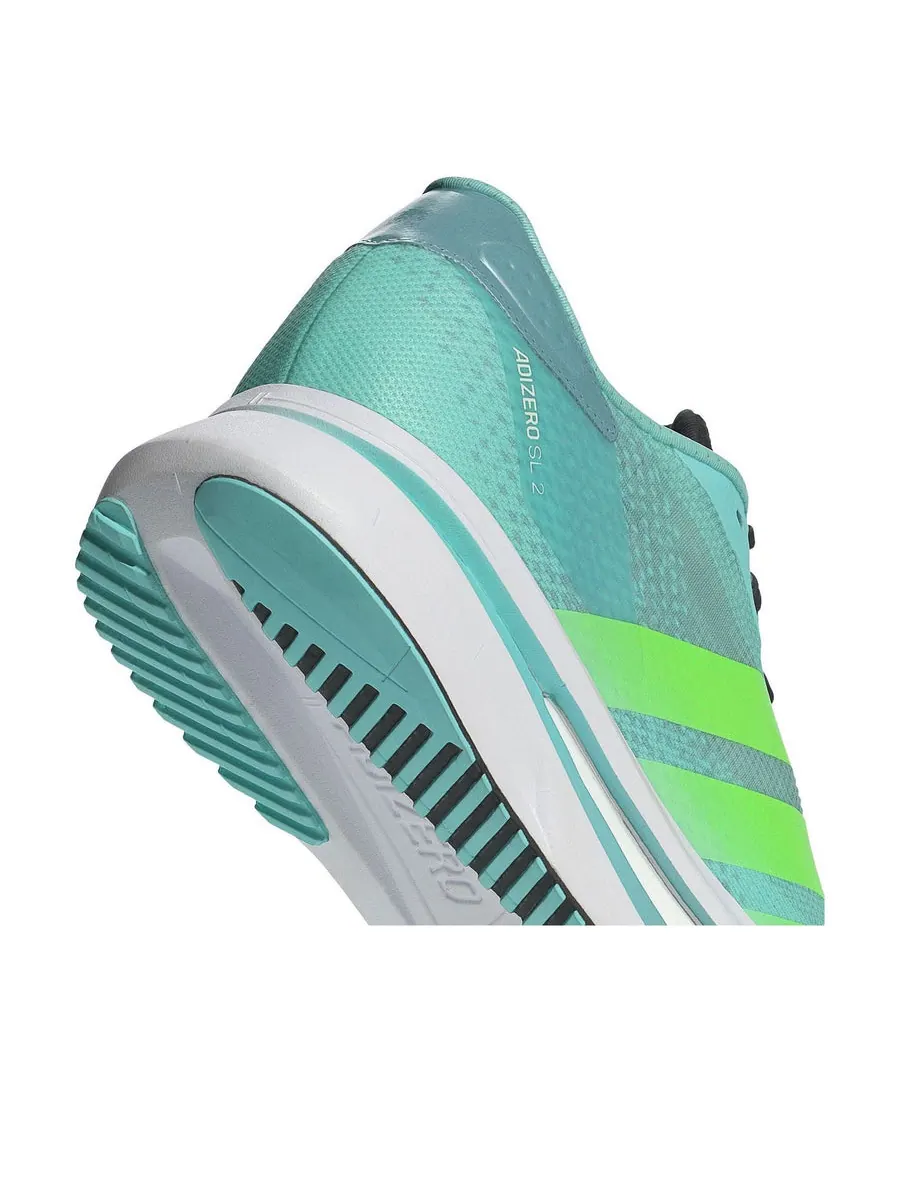 Кроссовки adidas Adizero SL 2 'Flash Aqua Lucid Lemon' — изображение 5 из 5, бирюзовый