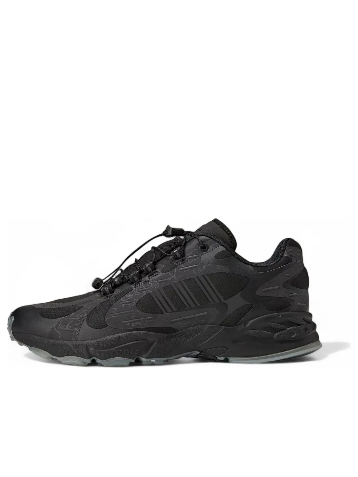 Кроссовки adidas x 100 Thieves Savage 'Black Silver Pebble' — изображение 1 из 6, черный