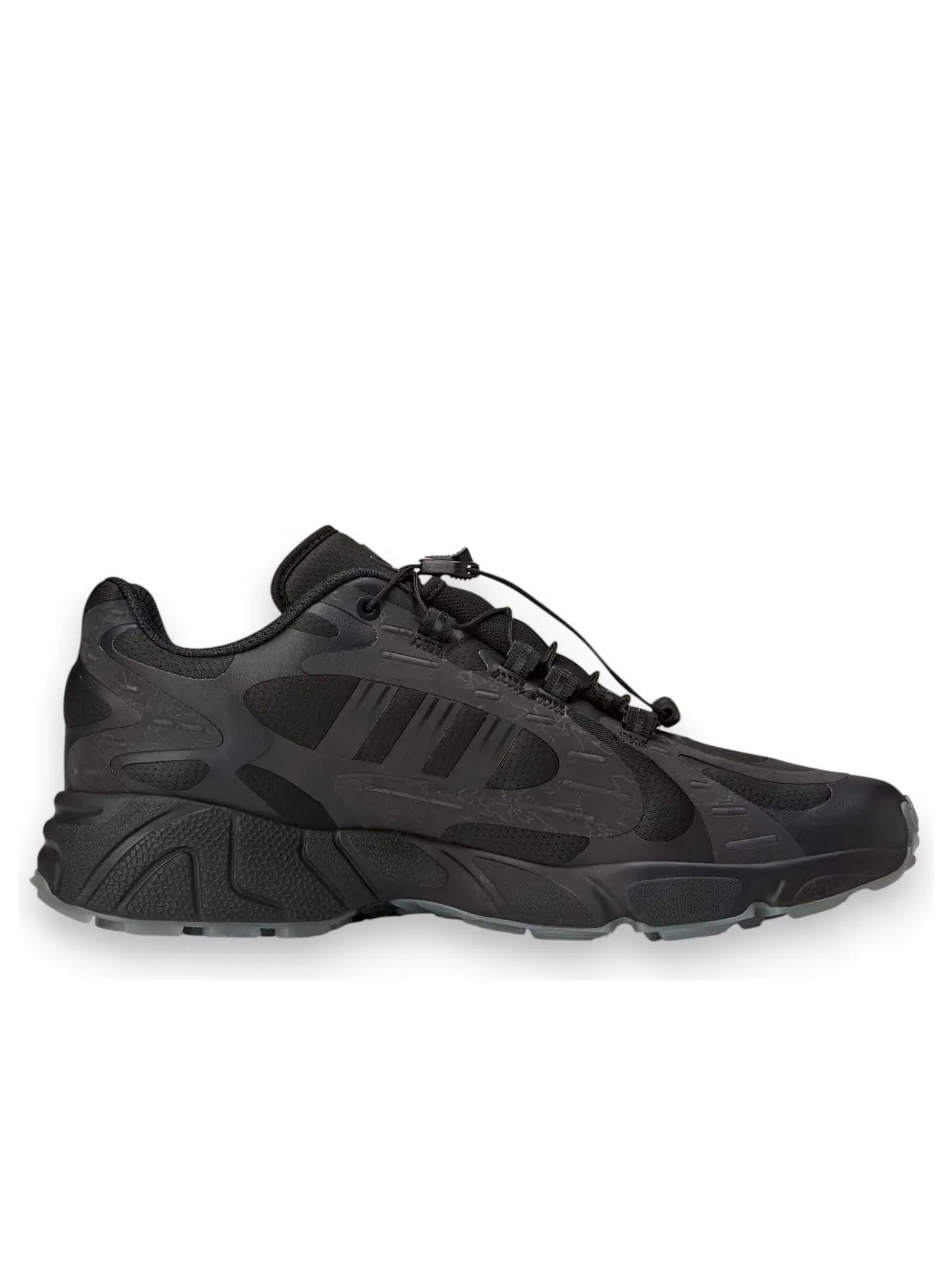 Кроссовки adidas x 100 Thieves Savage 'Black Silver Pebble' — изображение 2 из 6, черный
