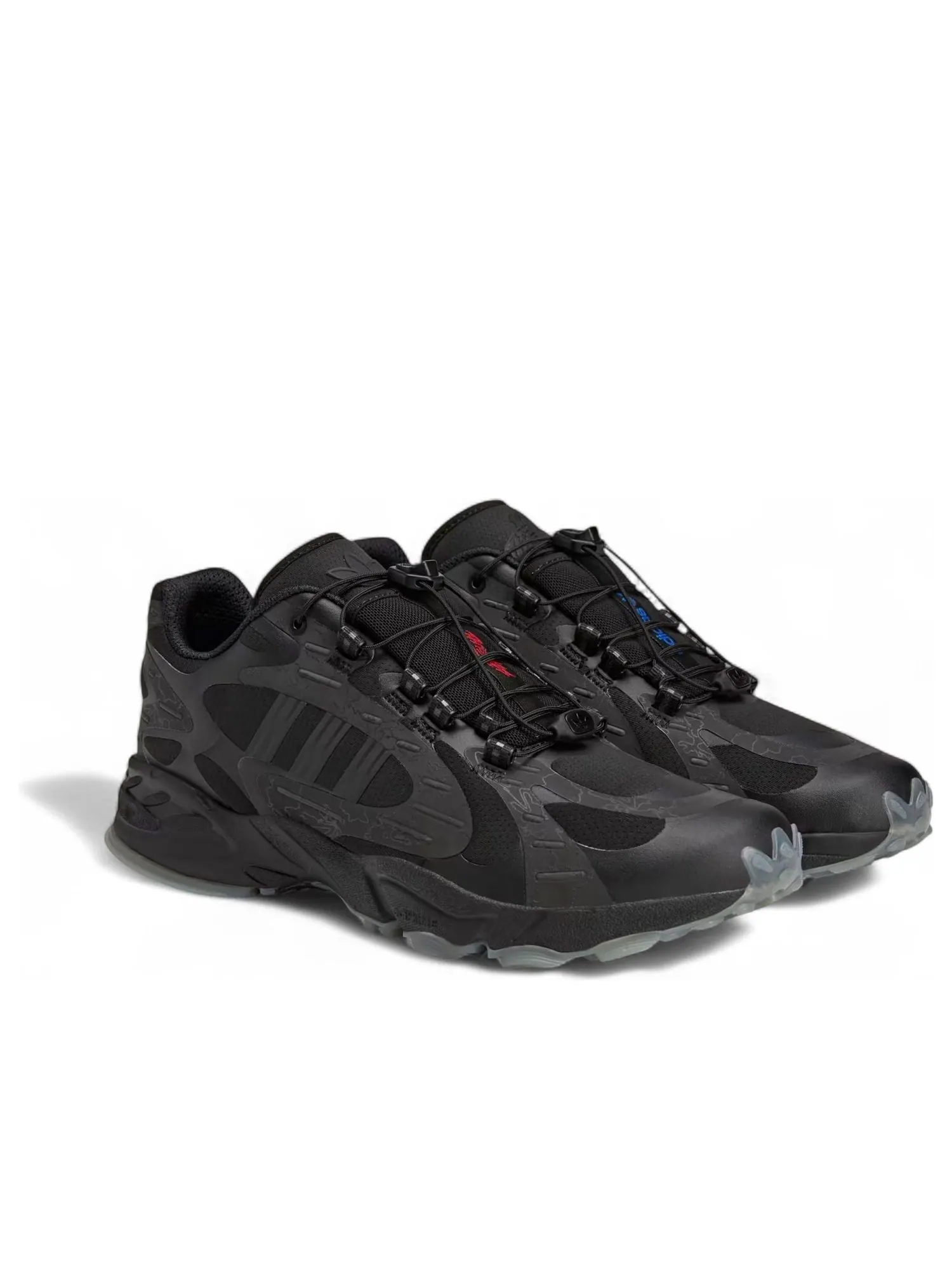 Кроссовки adidas x 100 Thieves Savage 'Black Silver Pebble' — изображение 3 из 6, черный