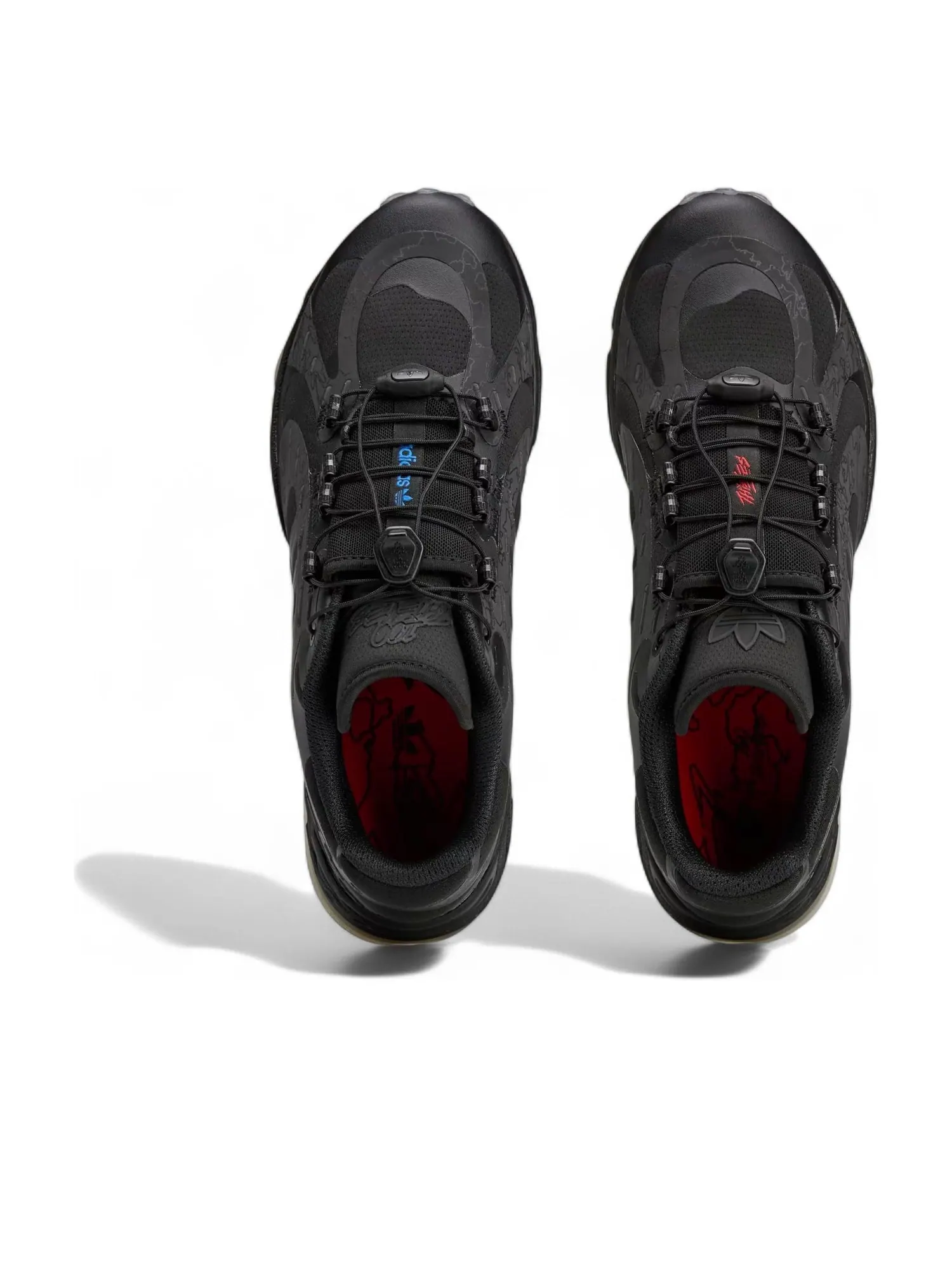 Adidas x 100 Thieves Savage 'Black Silver Pebble' — изображение 5 из 6