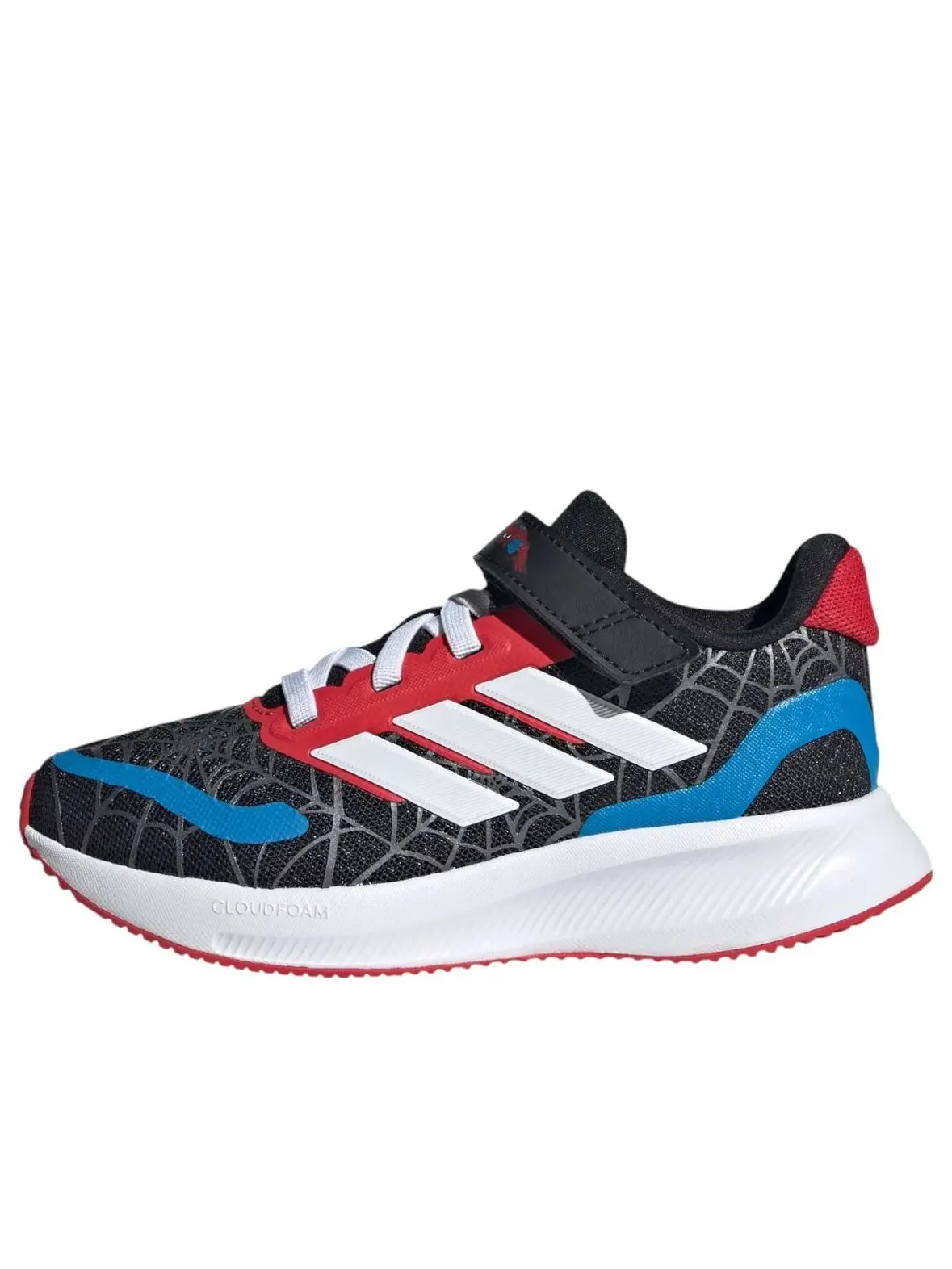(PS) Adidas x Marvel Spider-man Runfalcon 'Core Black White Ruby' — изображение 1 из 6, черный/белый