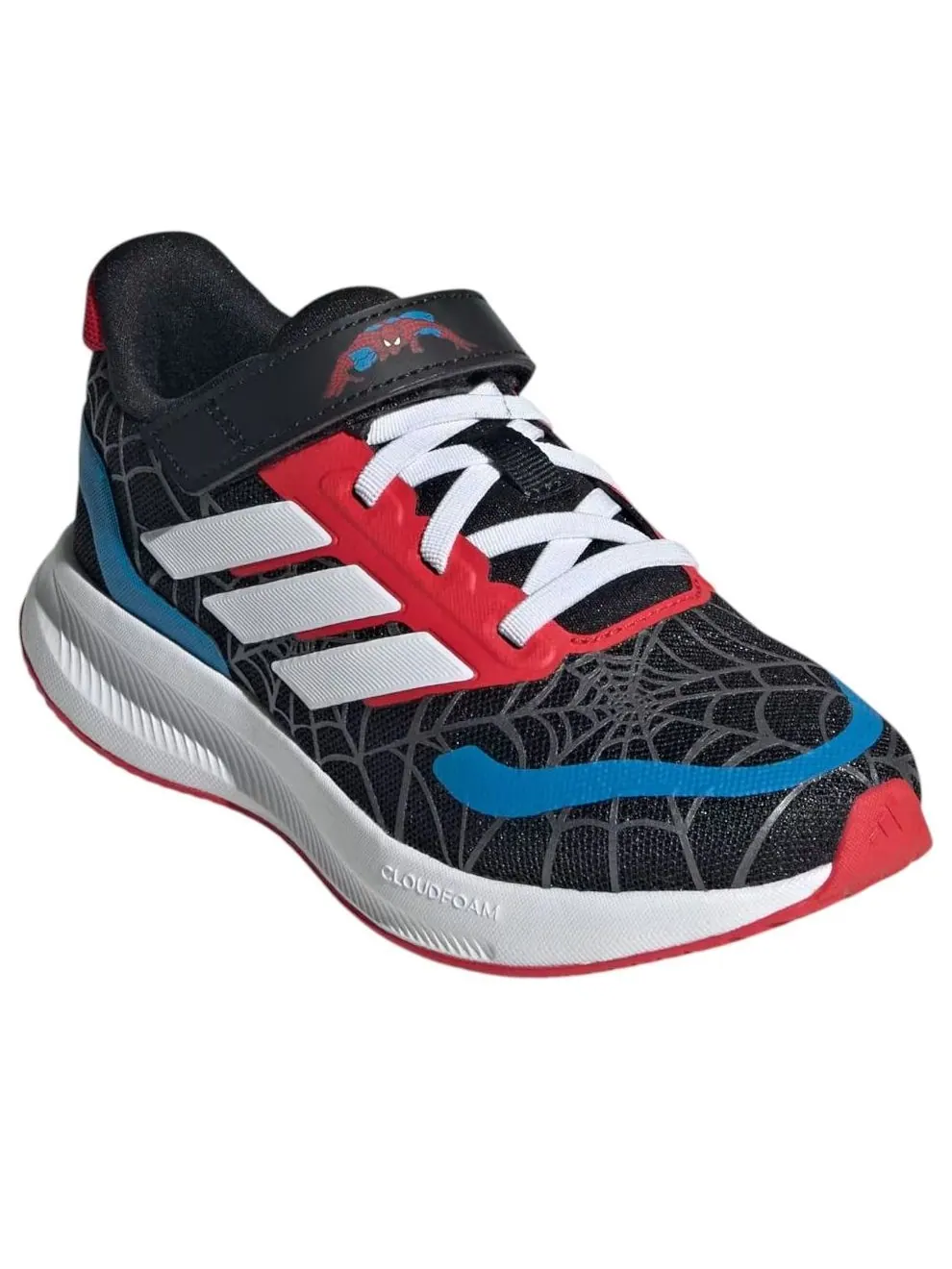 (PS) Adidas x Marvel Spider-man Runfalcon 'Core Black White Ruby' — изображение 5 из 6, черный/белый