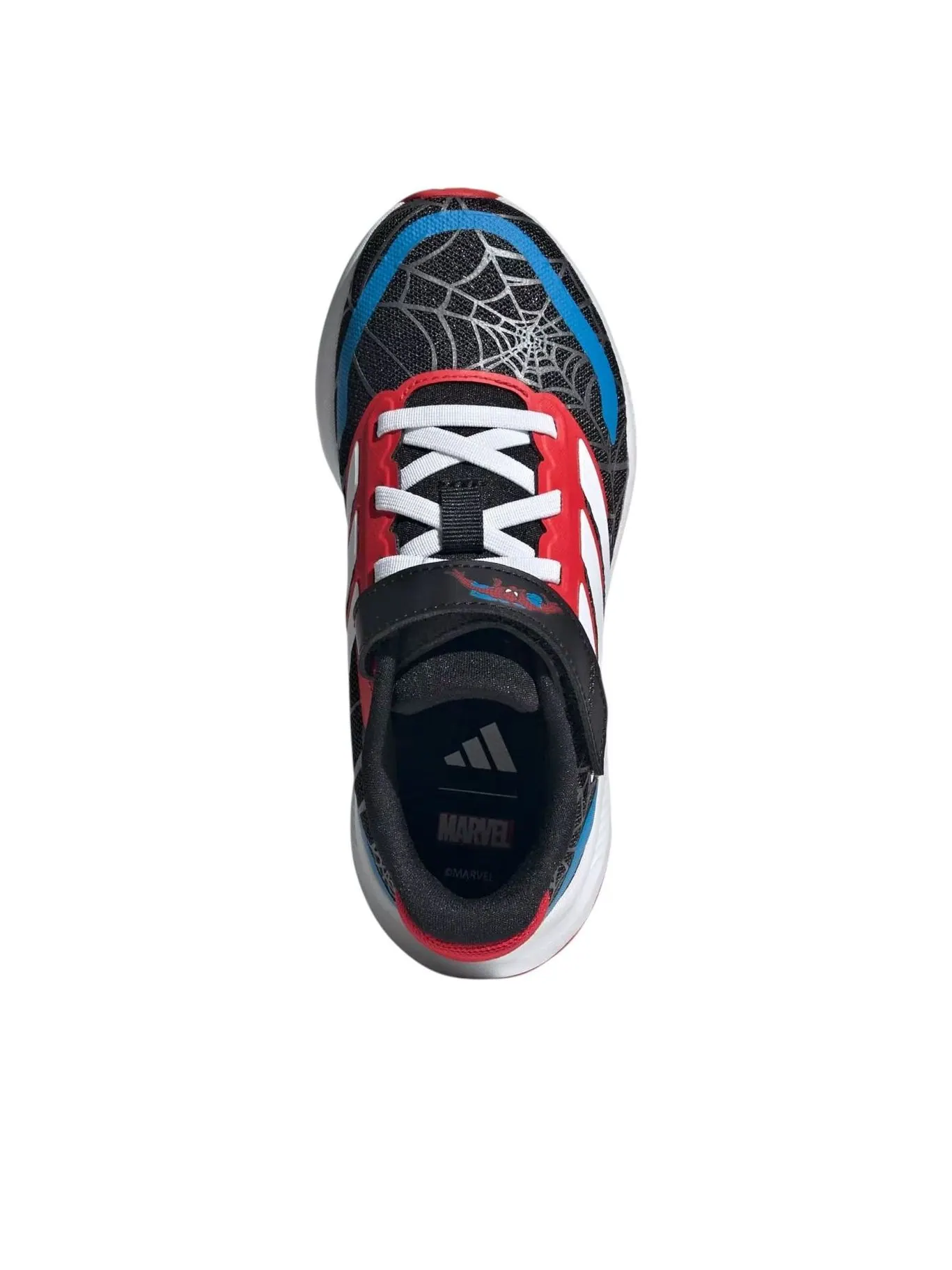 Кроссовки (PS) adidas x Marvel Spider-man Runfalcon 'Core Black White Ruby' — изображение 3 из 6, черный