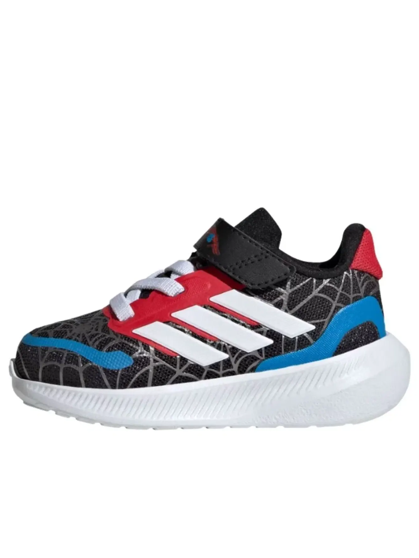 Детские кроссовки для мальчиков с липучкой Adidas Runfalcon Spider-Man — изображение 1 из 6, черный