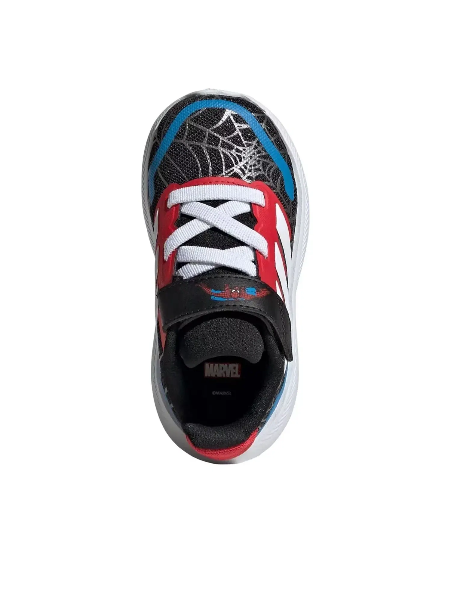 Детские кроссовки для мальчиков с липучкой Adidas Runfalcon Spider-Man — изображение 2 из 6, черный
