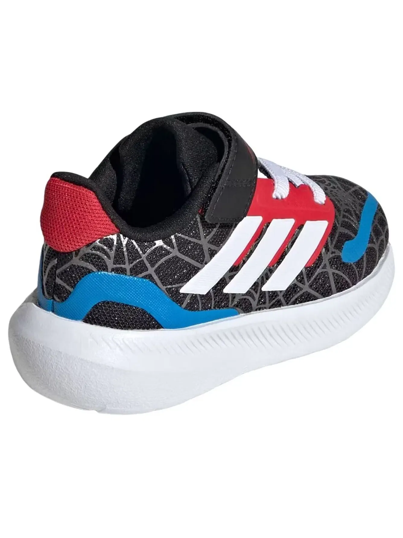 Детские кроссовки для мальчиков с липучкой Adidas Runfalcon Spider-Man — изображение 5 из 6, черный