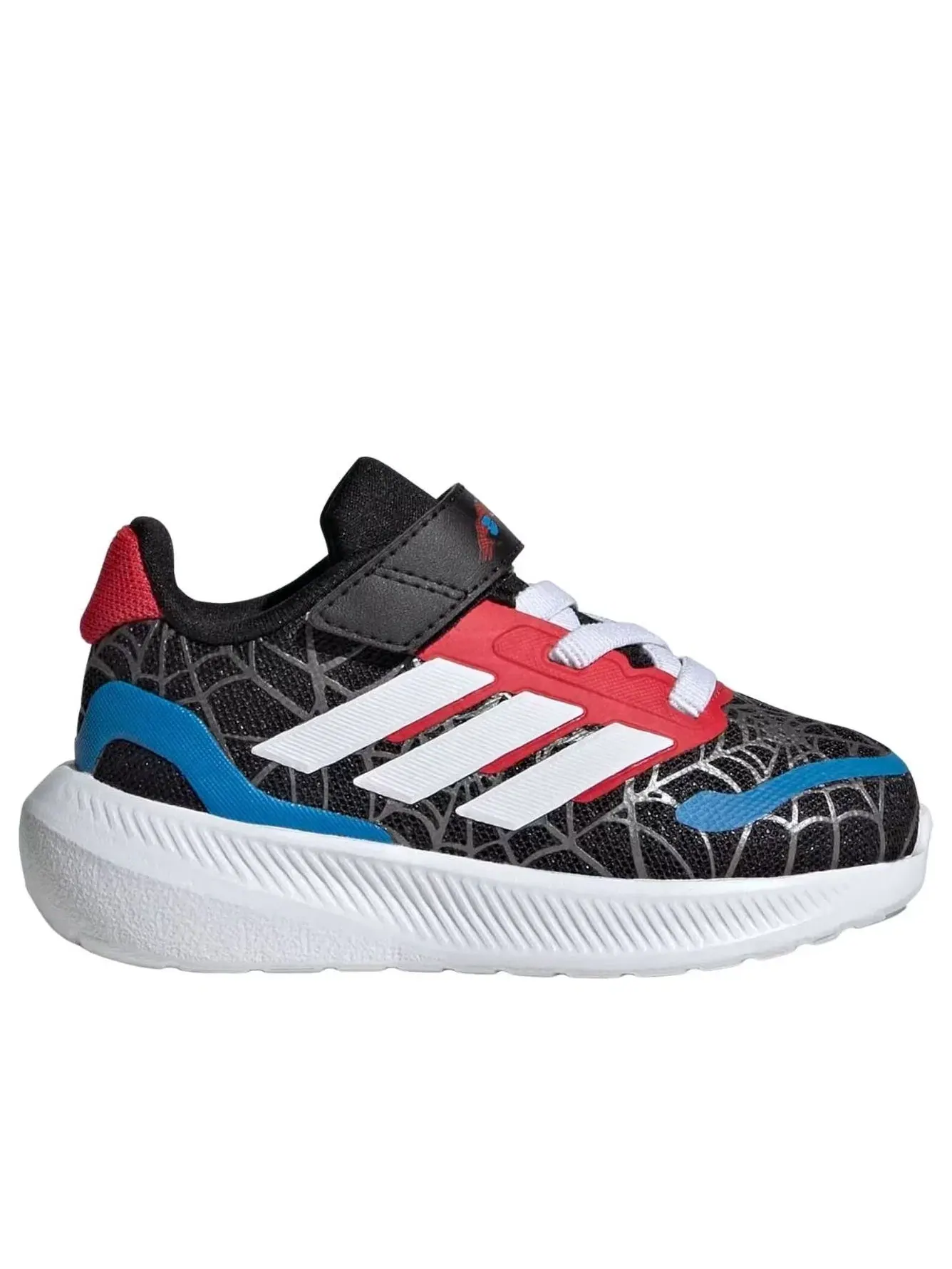 Детские кроссовки для мальчиков с липучкой Adidas Runfalcon Spider-Man — изображение 6 из 6, черный