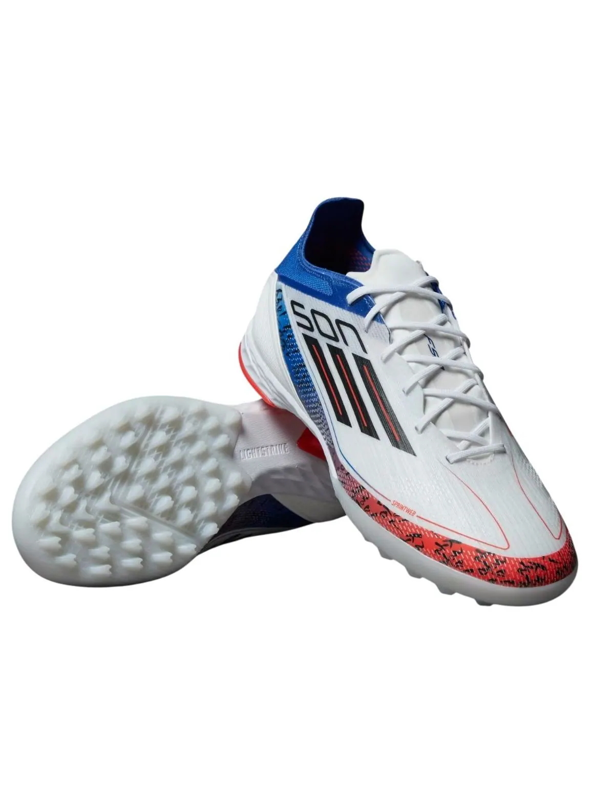 Adidas F50 Pro Son Turf 'White Black Bright Red' — изображение 5 из 6