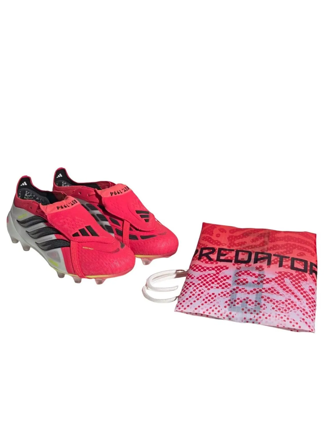 Adidas Predator Elite Fold Over Tongue AG 'Lucid Red Cloud White' — изображение 5 из 5, красный/черный/белый