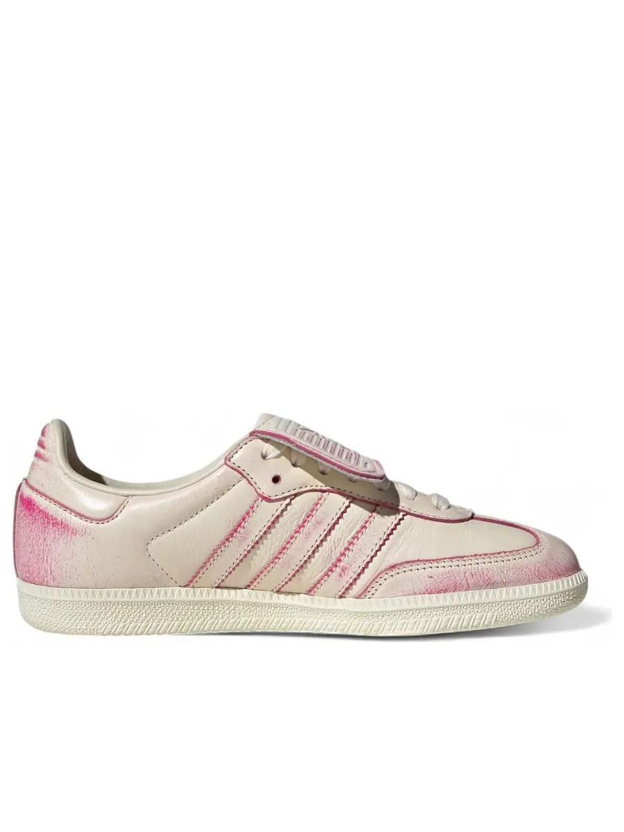 Кроссовки (WMNS) adidas Samba LT 'Distressed Pack Cream White' — изображение 2 из 6, бежевый