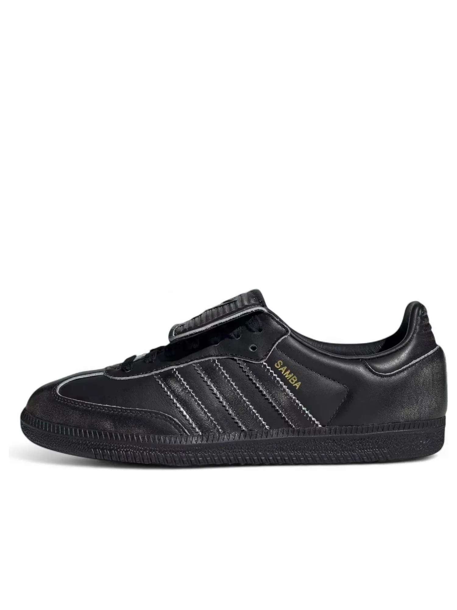 (WMNS) Adidas Samba LT 'Distressed Pack Black' — изображение 1 из 6, черный/черный/белый