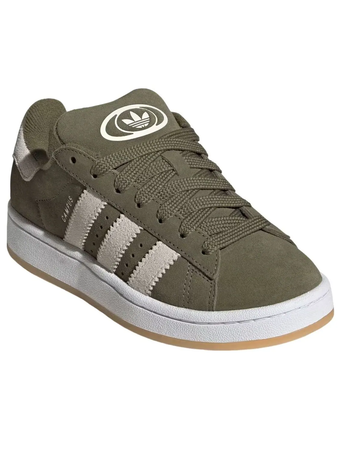 (GS) Adidas Campus 00s 'Medium Dark Khaki Off White' — изображение 4 из 5, темный хаки/белый/белый