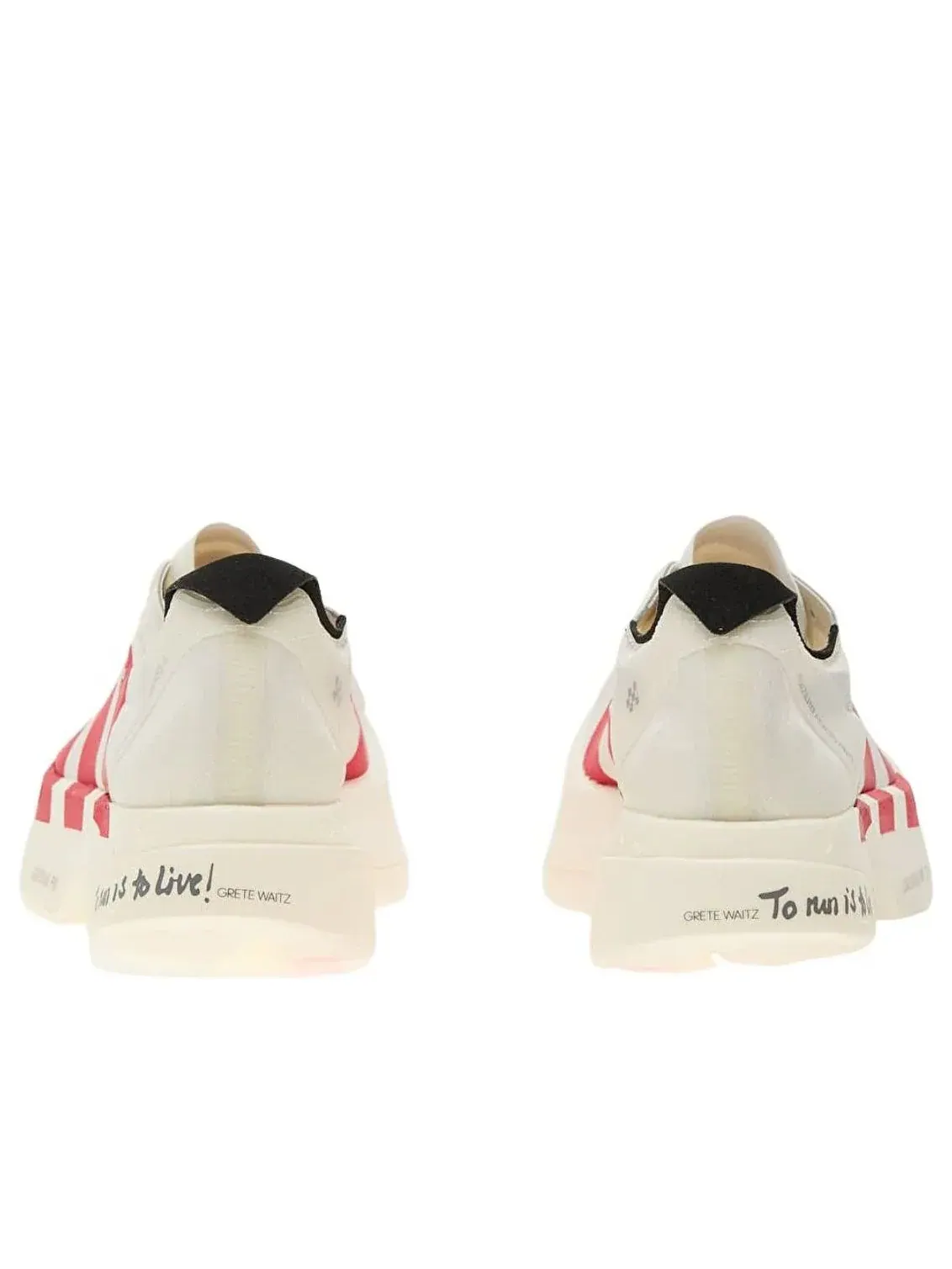 Кроссовки (WMNS) Adidas Adizero Adios Pro 4 'White Better Scarlet Black' — изображение 3 из 5, белый