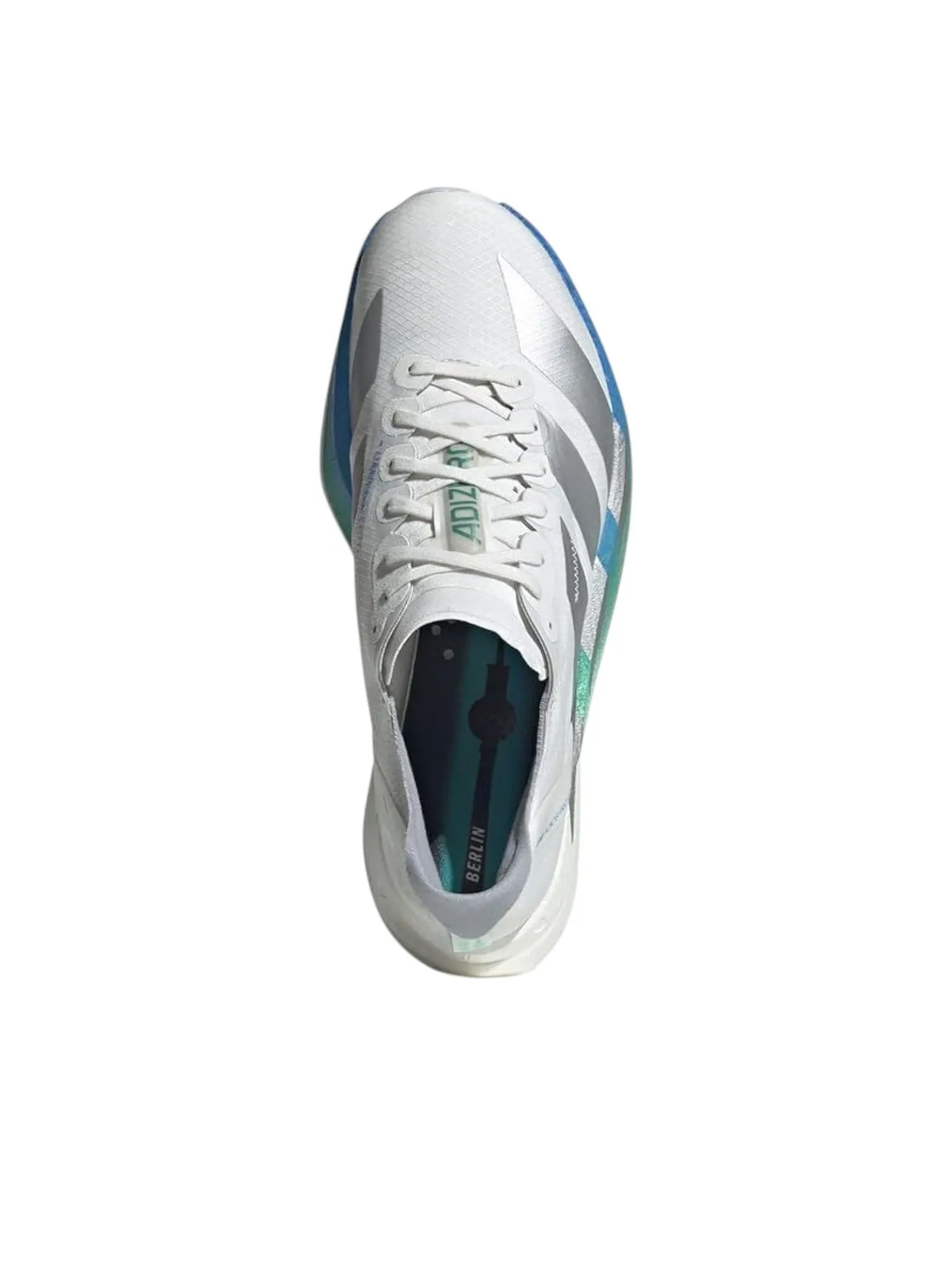 (WMNS) Adidas Adizero Adios Pro 4 'Crystal White Matte Silver Glory Green' — изображение 5 из 6