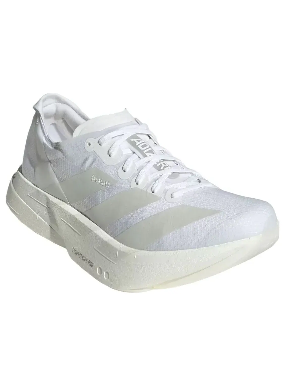 Кроссовки (WMNS) Adidas Adizero Adios Pro 4 'White Zero Metalic' — изображение 4 из 5, белый