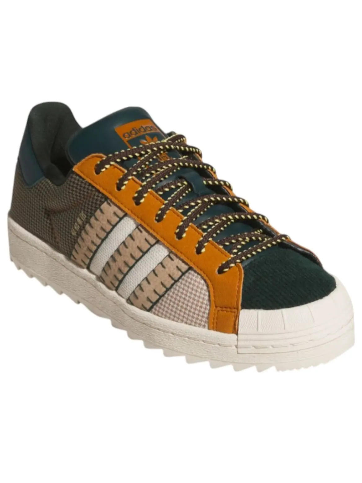 Adidas x CLOT Superstar 'Patchwork' — изображение 2 из 6, белый/песочный