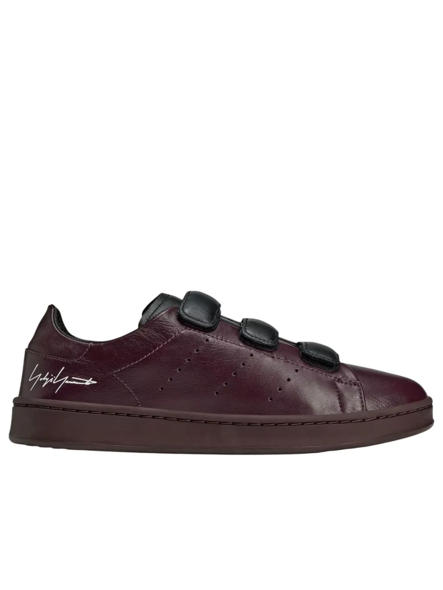 Кроссовки adidas Y-3 Stan Smith Hook-And-Loop 'Shadow Maroon Black' — изображение 6 из 6, бордовый