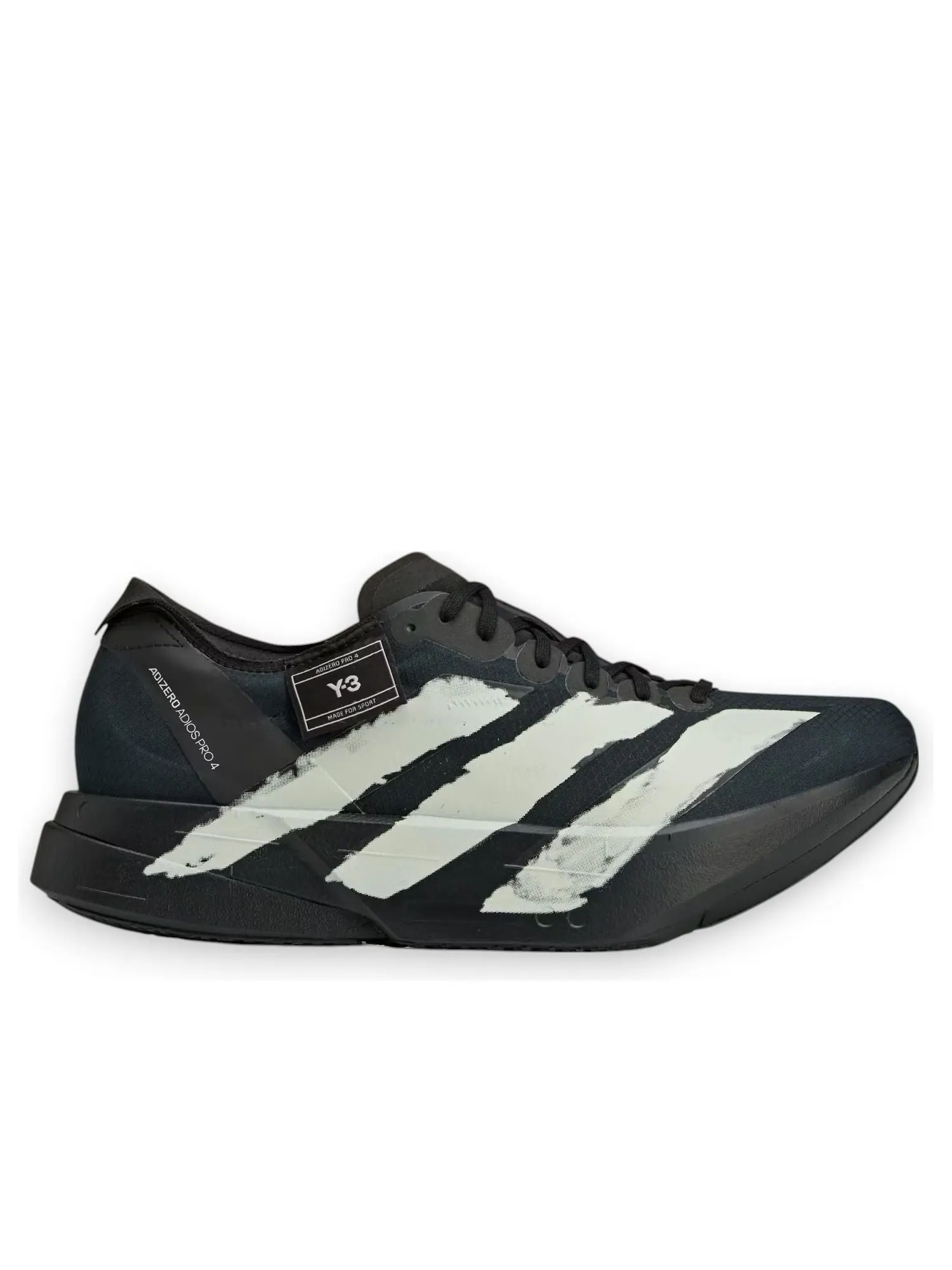 Кроссовки adidas Y-3 Adizero Adios Pro 4 'Black Off White' — изображение 6 из 6, черный