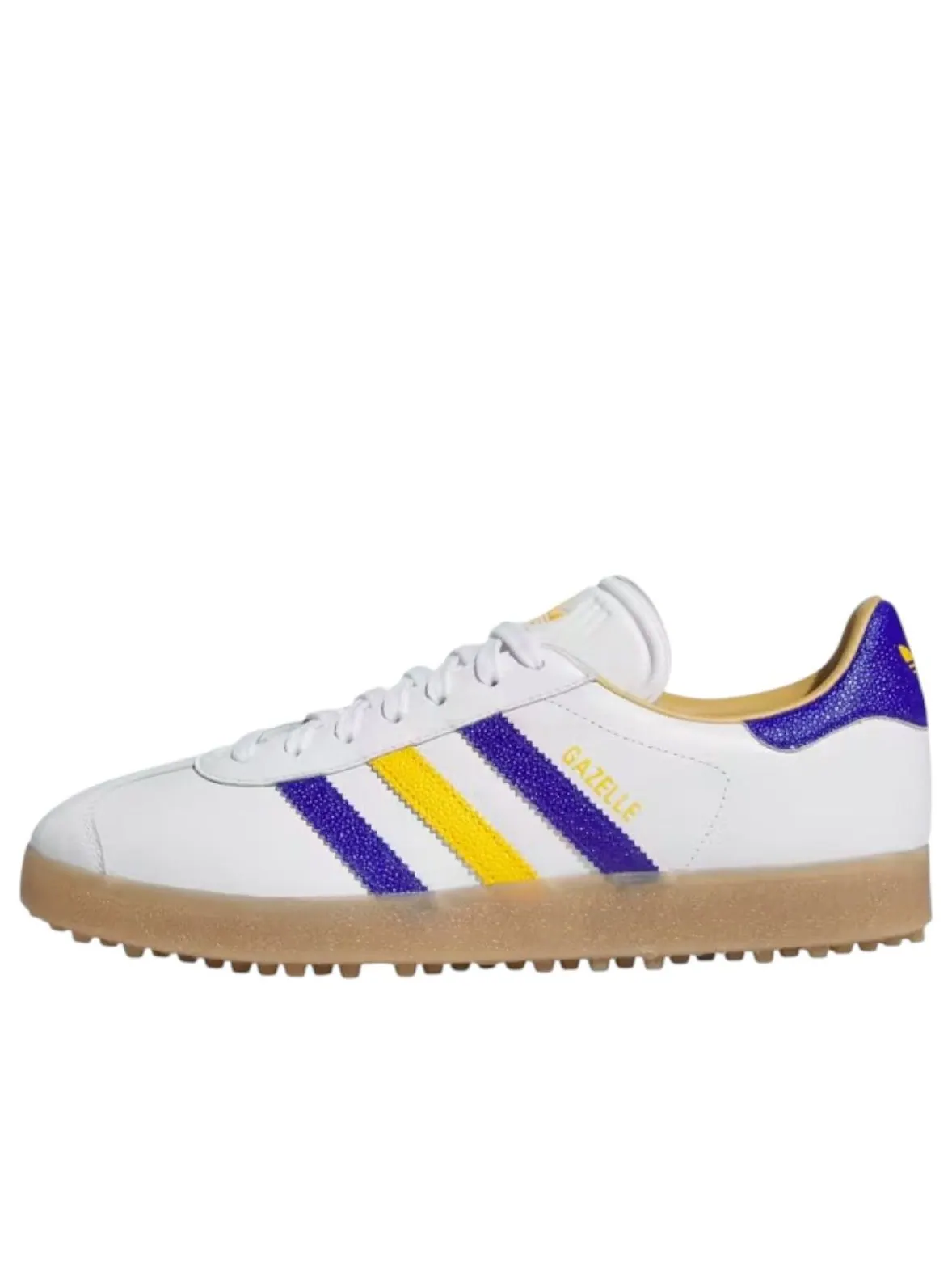 Adidas Gazelle Golf LE 'Cloud White Lucid Blue Yellow' — изображение 1 из 5, белый/синий/желтый