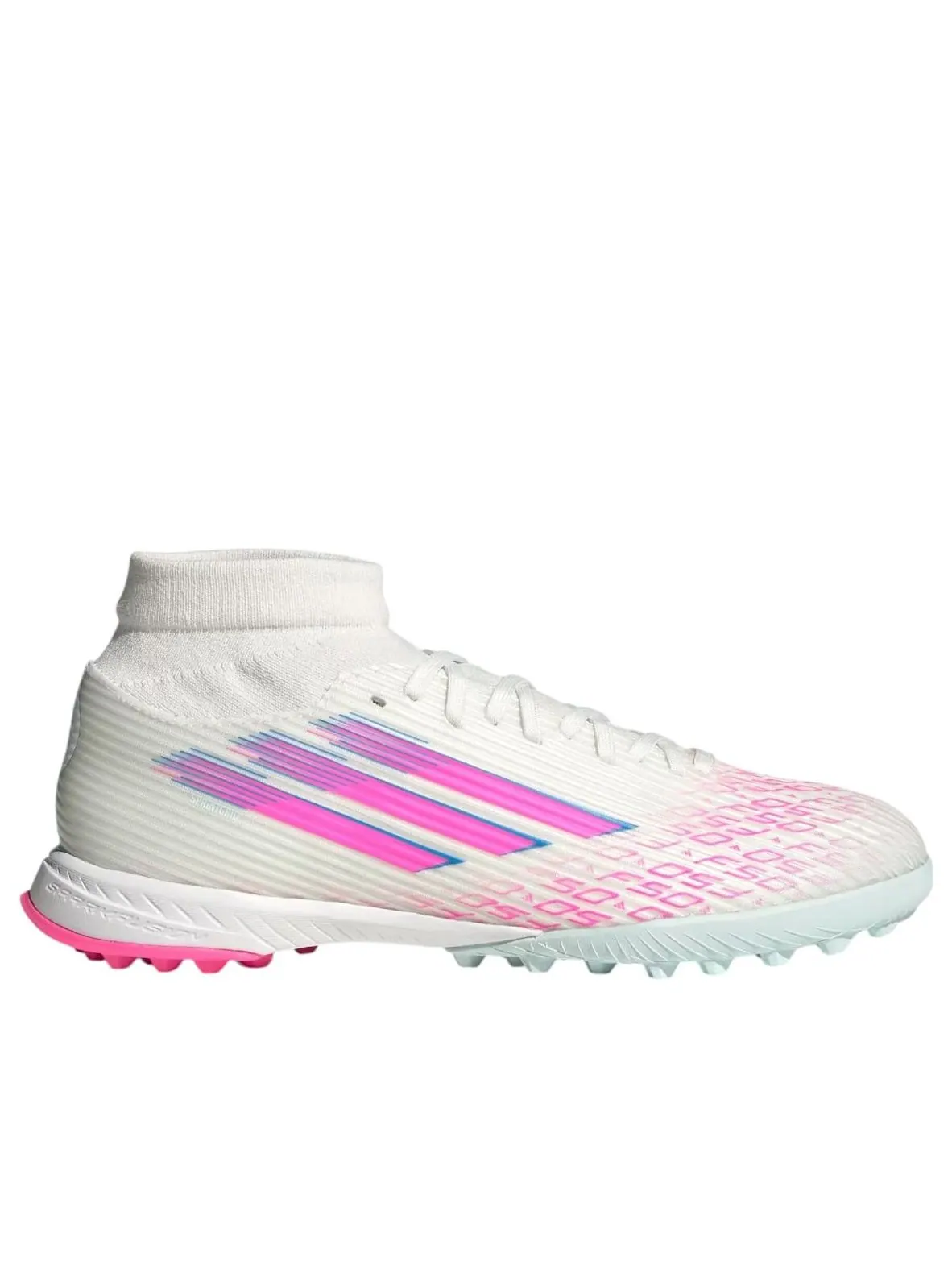 (WMNS) Adidas Adizero F50 League TF 'Sparkfusion Pack' — изображение 2 из 6, белый/розовый/белый