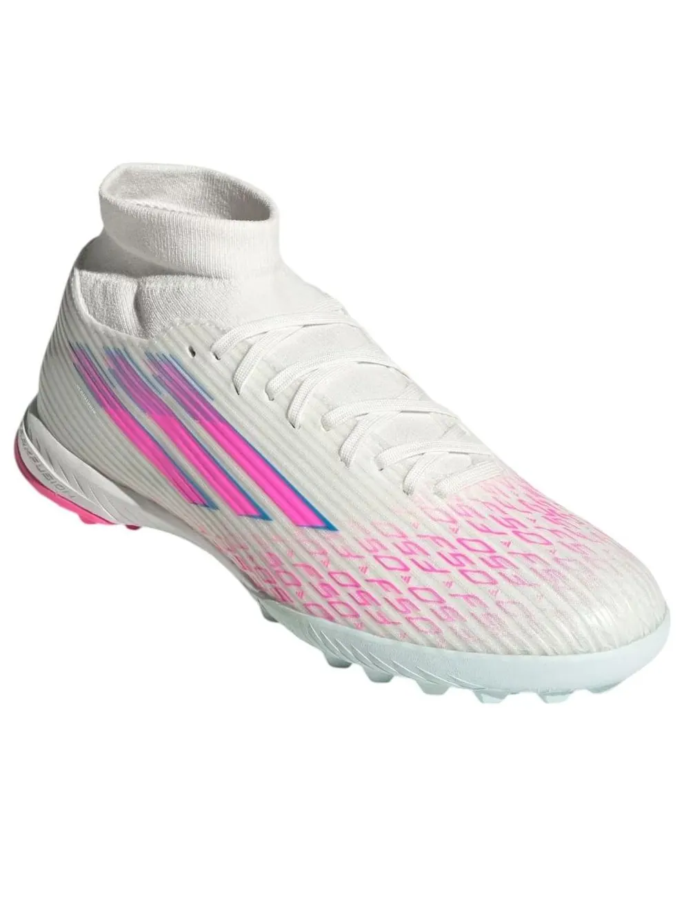 (WMNS) Adidas Adizero F50 League TF 'Sparkfusion Pack' — изображение 5 из 6, белый/розовый/белый