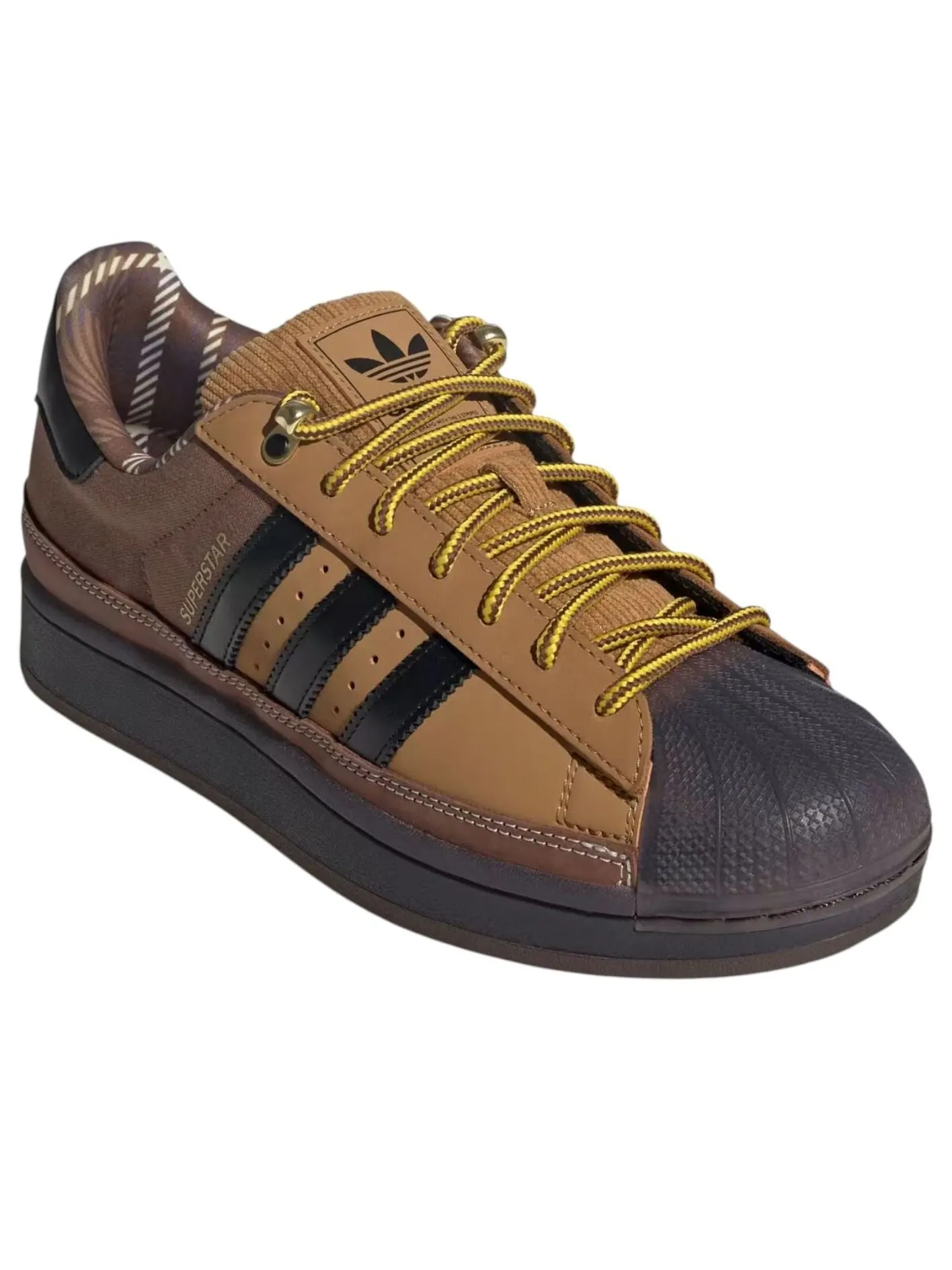 Adidas Superstar II 'Mesa Black Preloved Brown' — изображение 2 из 5, черный/коричневый