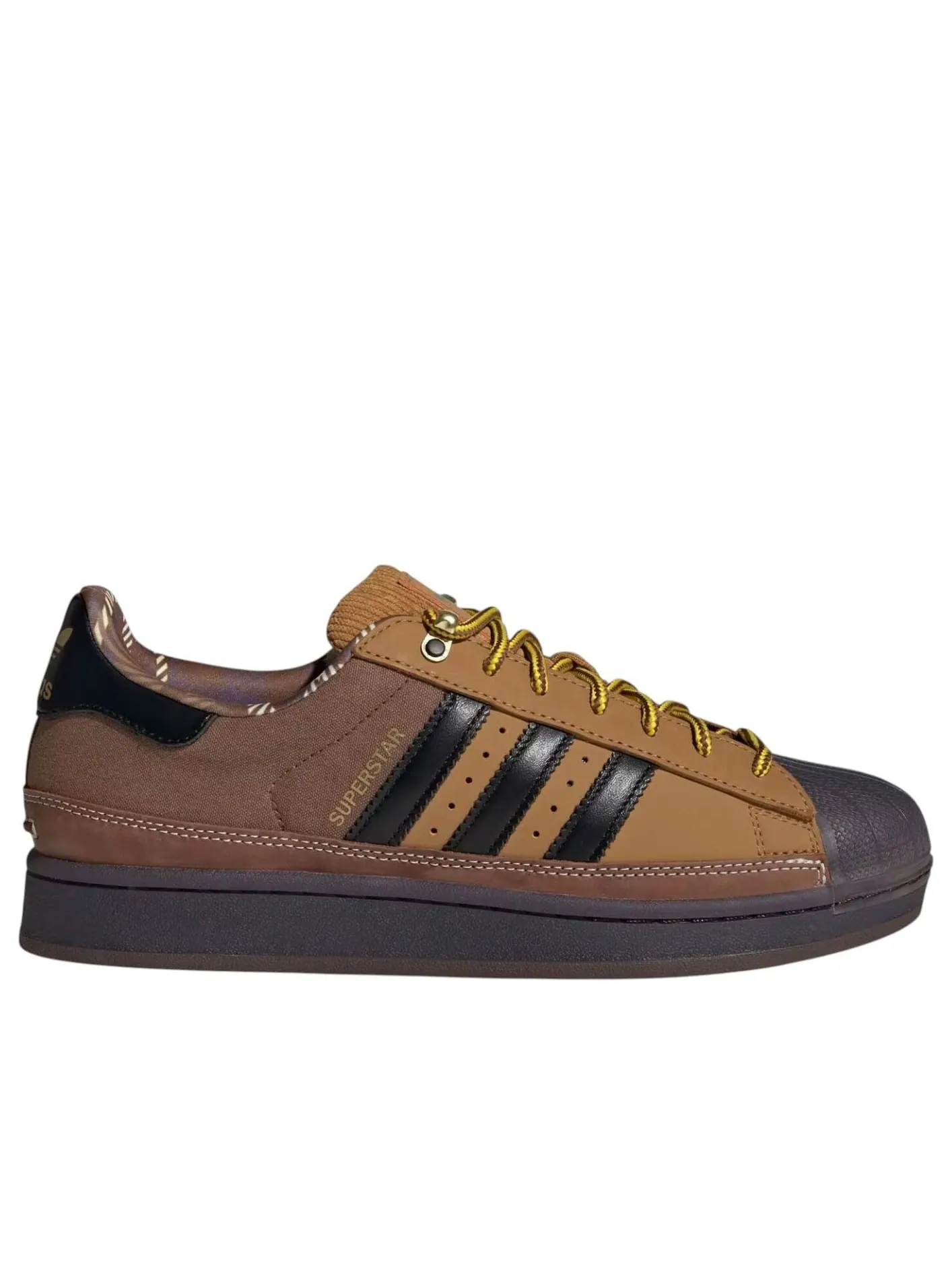 Adidas Superstar II 'Mesa Black Preloved Brown' — изображение 5 из 5, черный/коричневый
