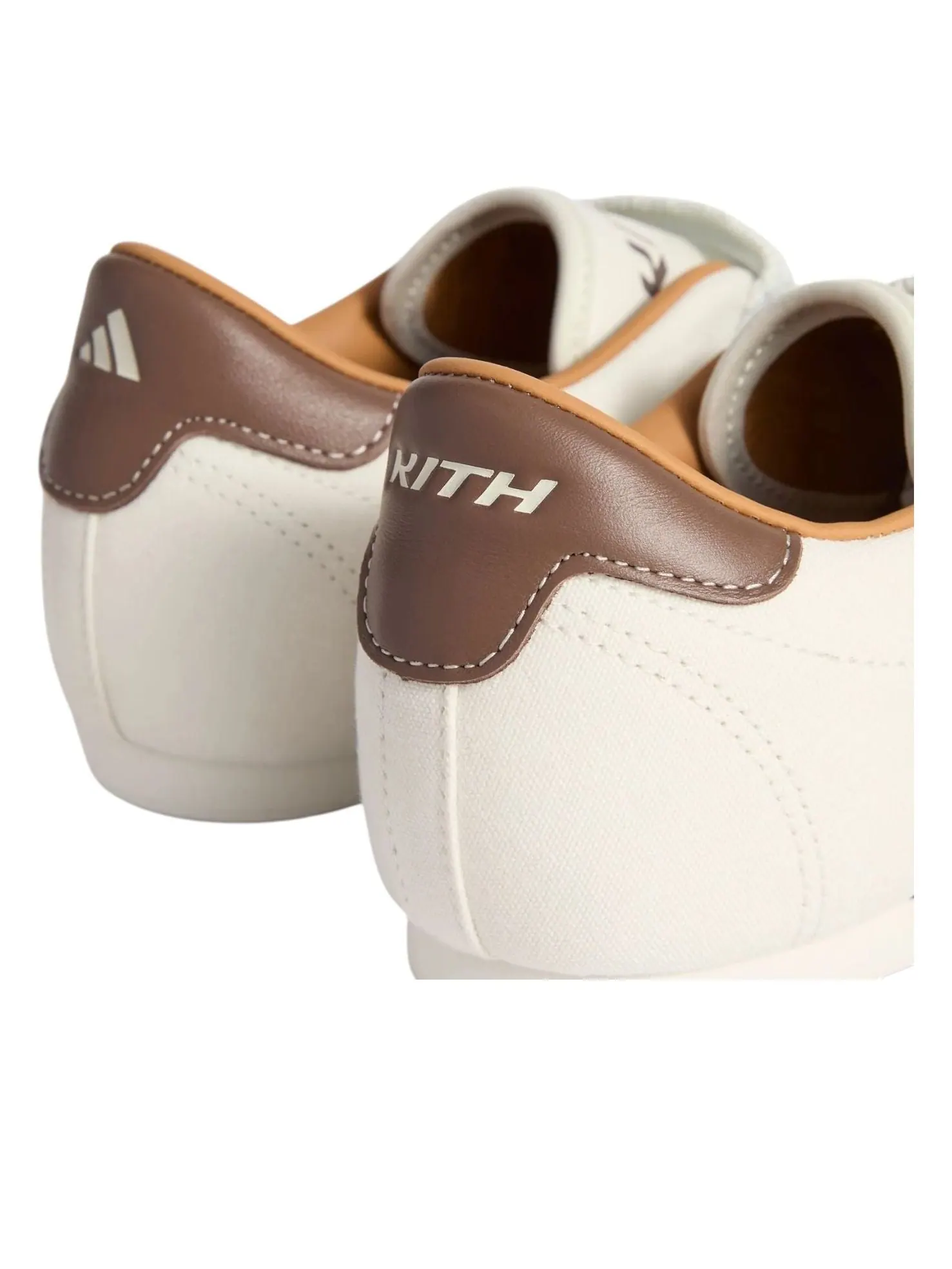 Кроссовки (WMNS) adidas x Kith Taekwondo ' Natural Canvas Coffee Quartz' — изображение 4 из 7, белый