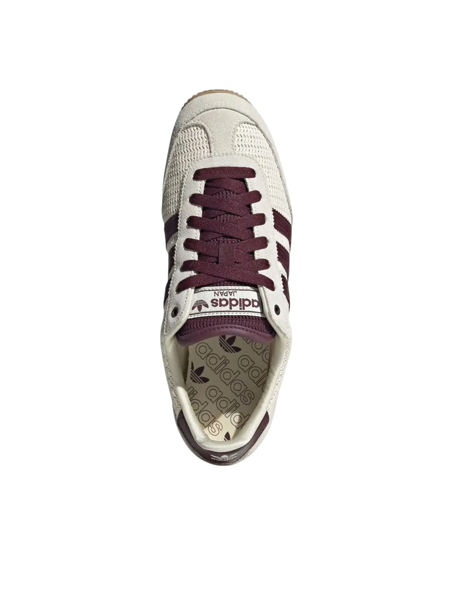 Кроссовки adidas Japan 'Cream White Maroon Gum' — изображение 4 из 5, белый