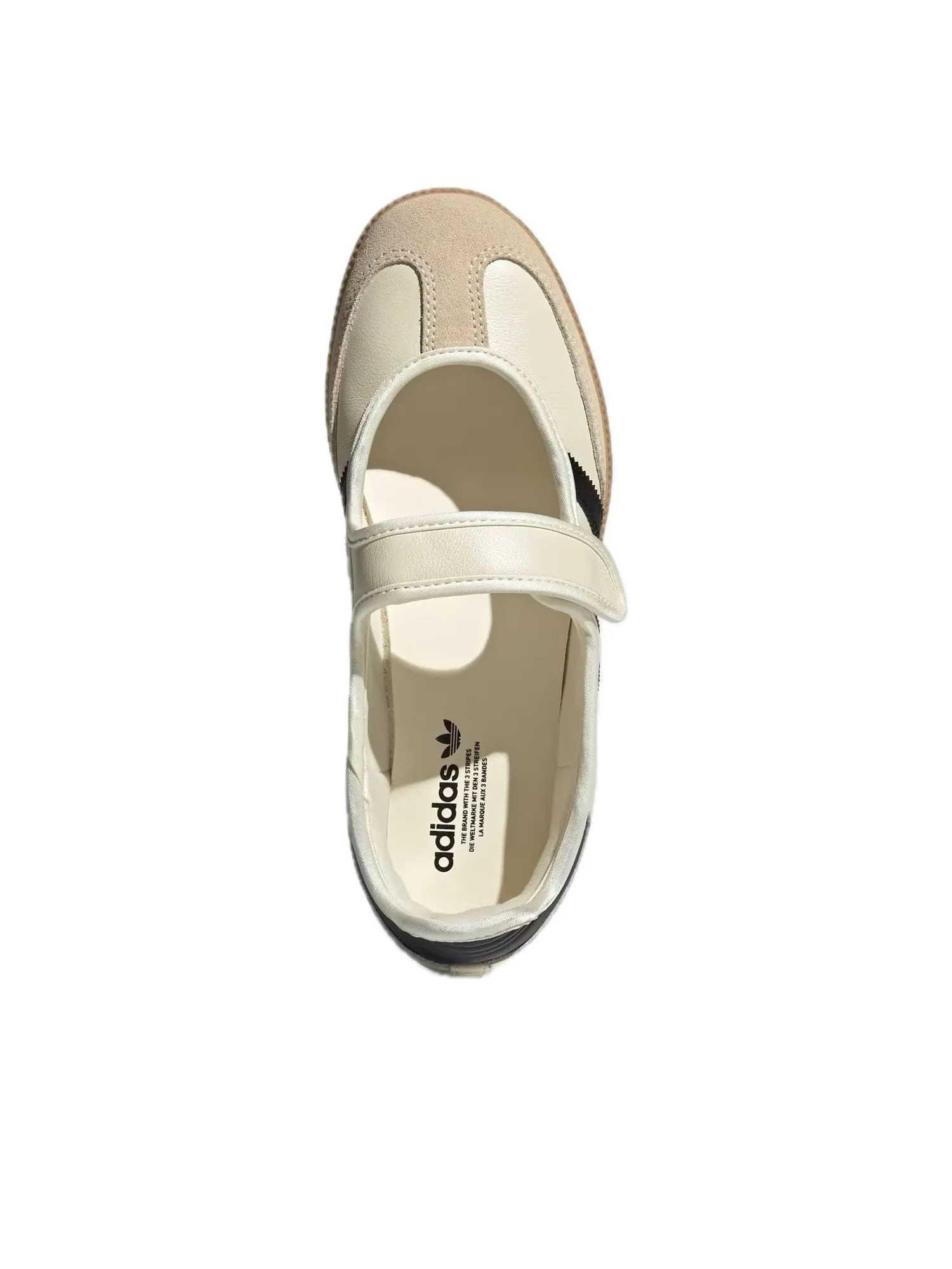 Кроссовки (WMNS) adidas Samba Jane 'Cream White Gum' — изображение 3 из 5, белый