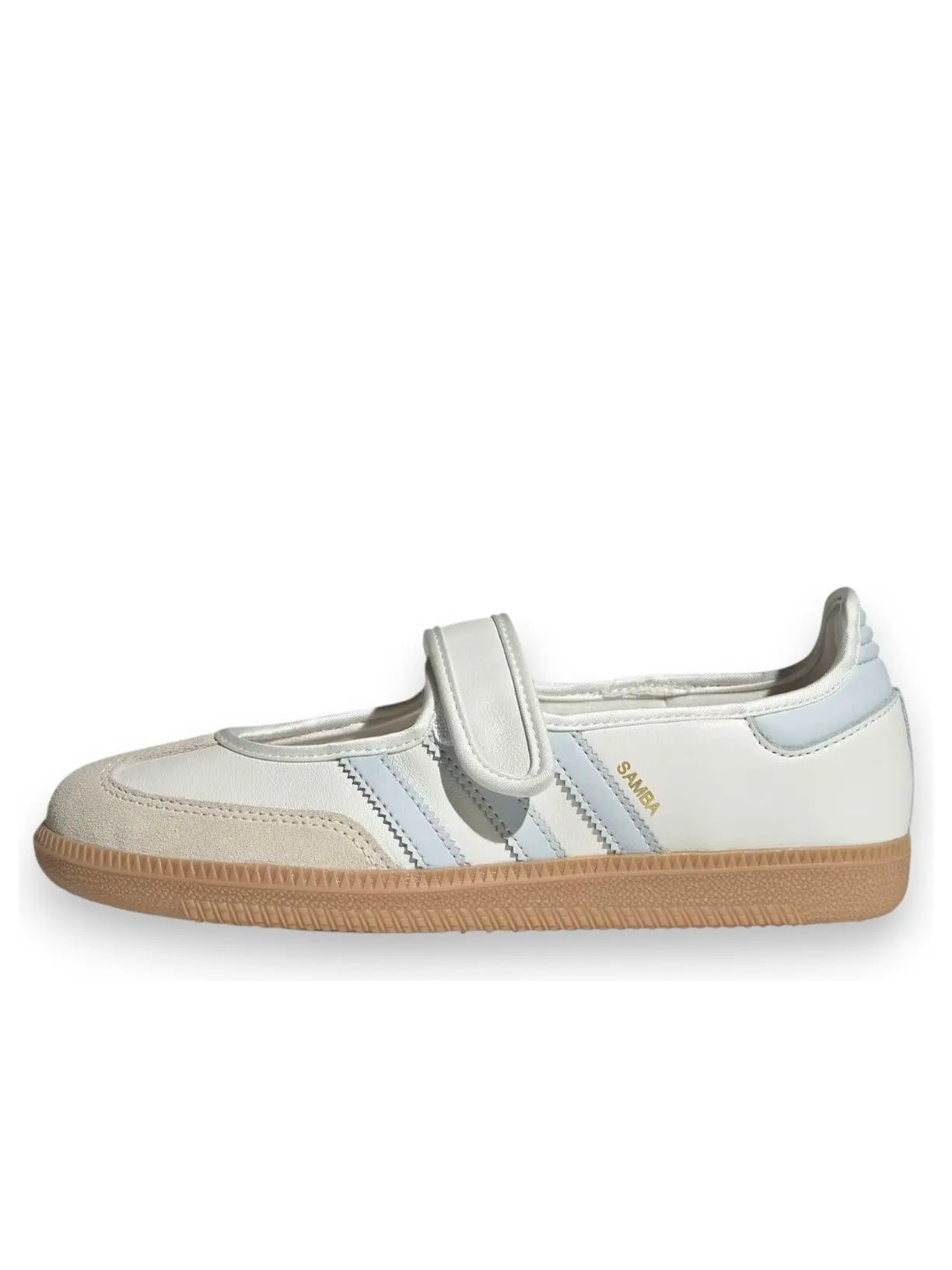 (WMNS) Adidas Samba Jane 'Cloud White Halo Blue Gum' — изображение 1 из 5, белый//синий