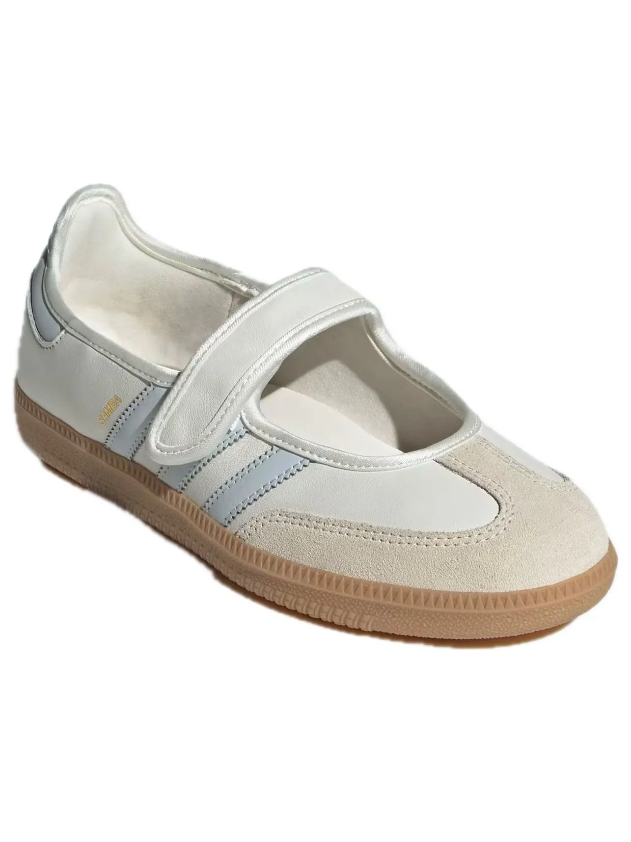 (WMNS) Adidas Samba Jane 'Cloud White Halo Blue Gum' — изображение 5 из 5, белый//синий